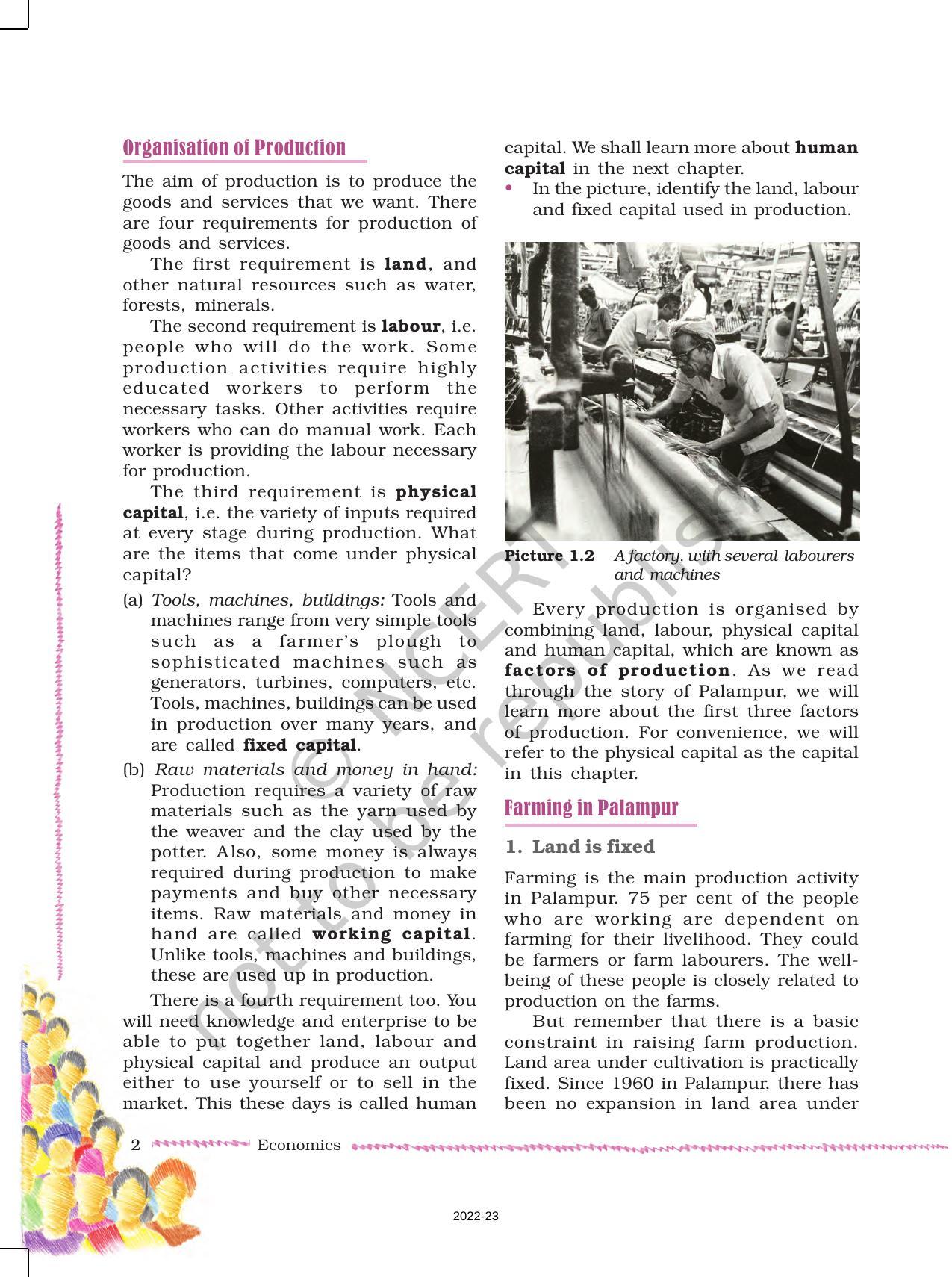 NCERT Book for Class 9 Economics Chapter 1 The Story of Village Palampur - Page 2