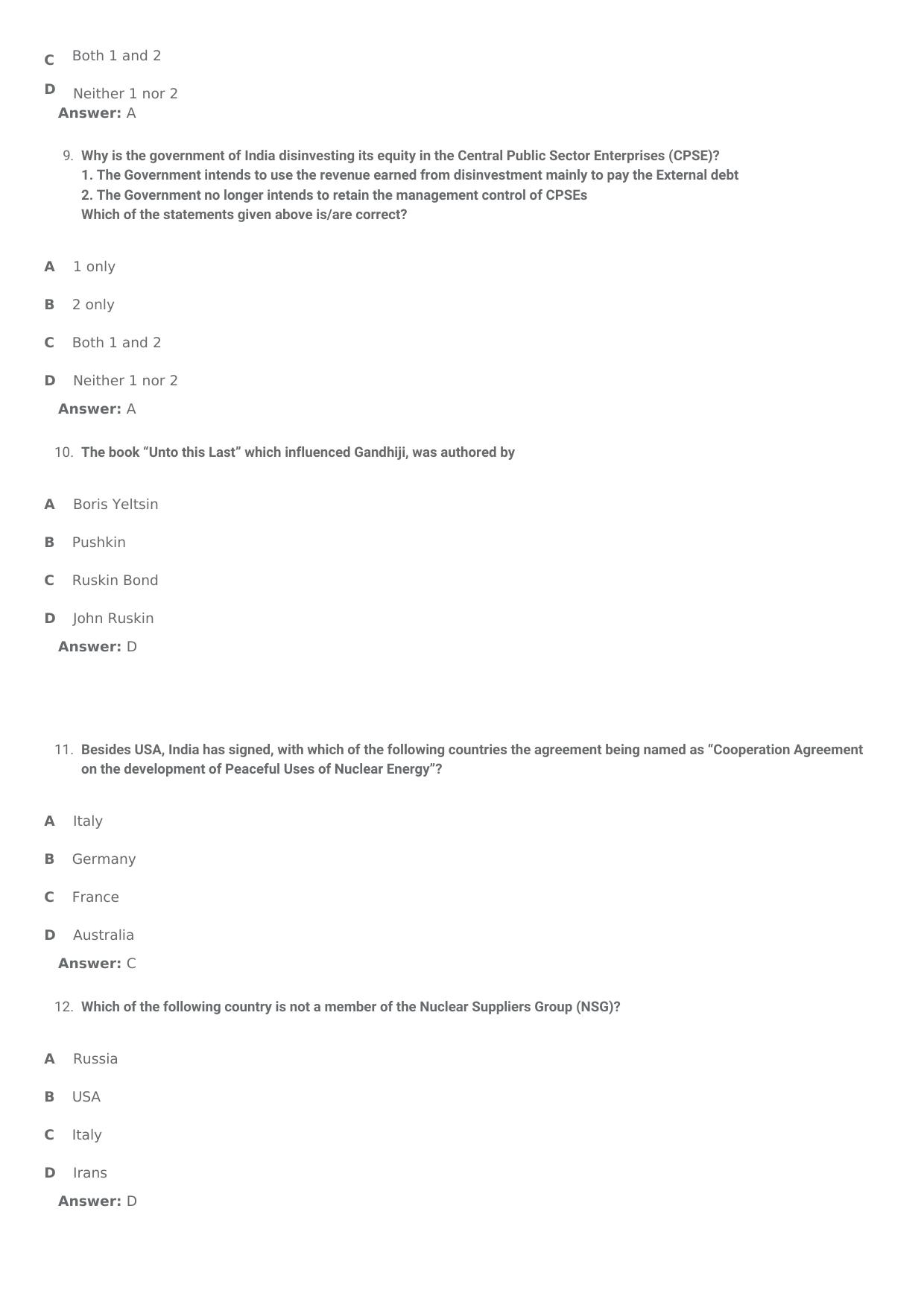 SNAP 2011 Question Paper with Solution - Page 3