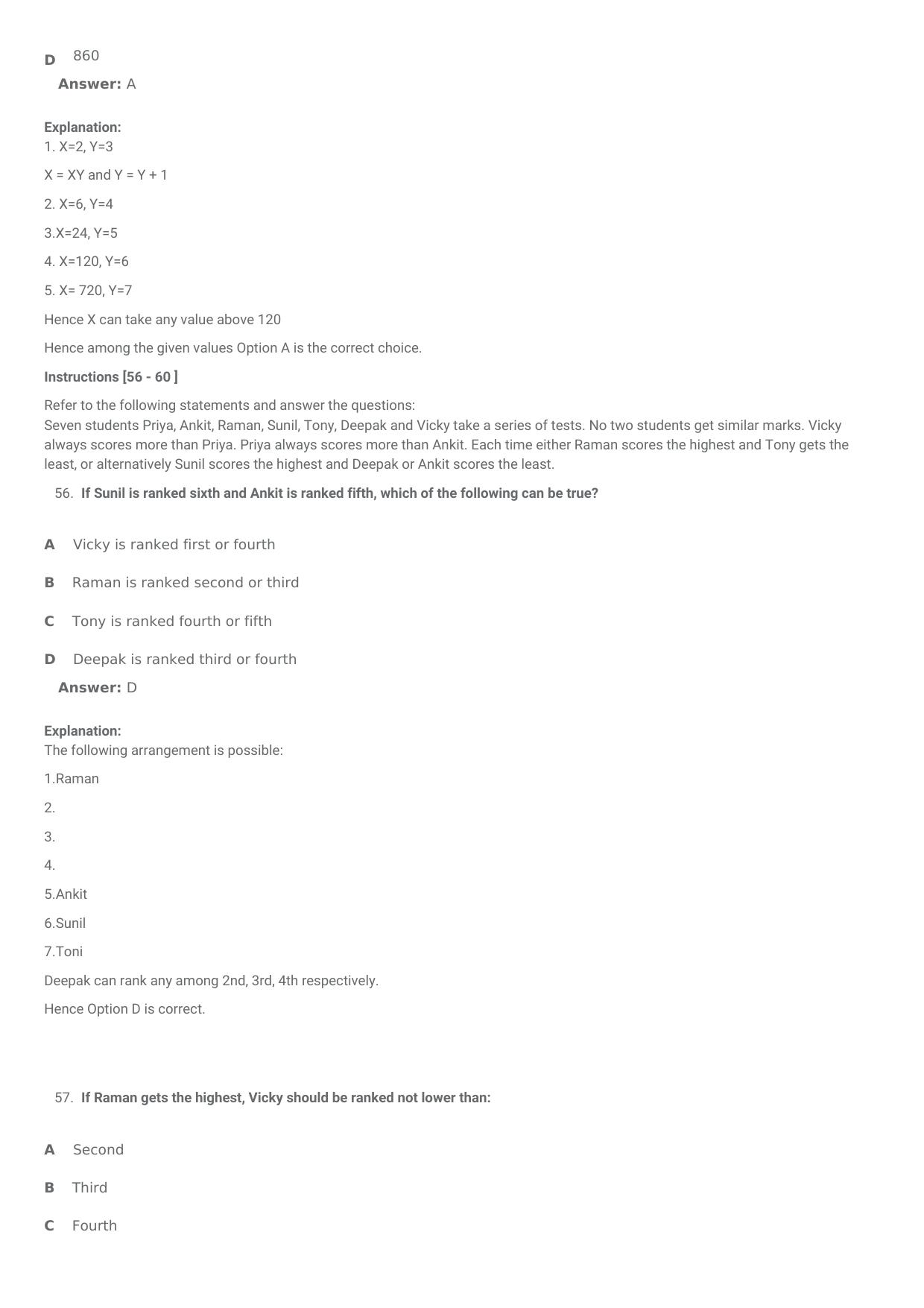 SNAP 2011 Question Paper with Solution - Page 19