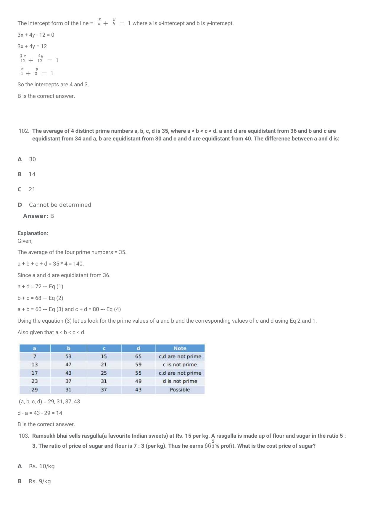 SNAP 2011 Question Paper with Solution - Page 42