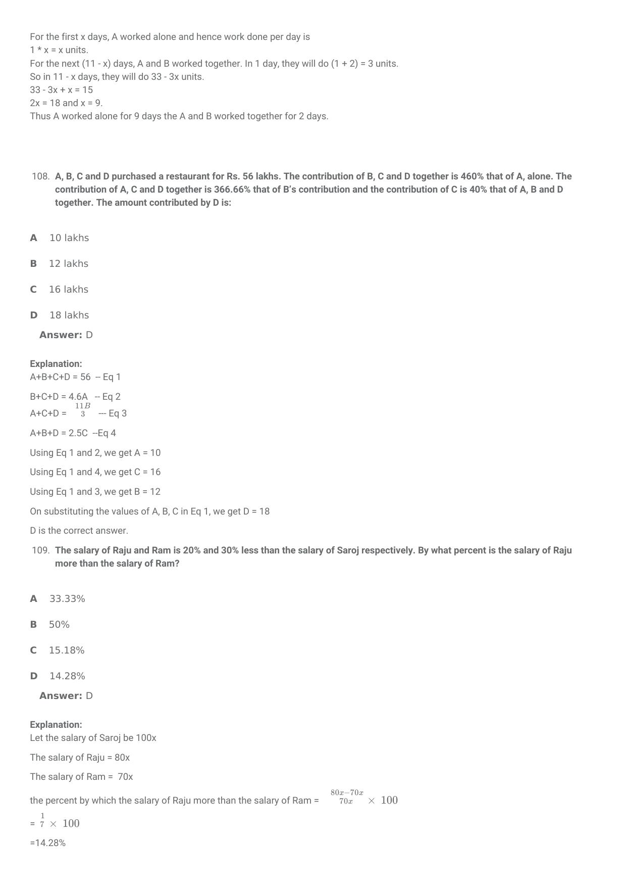 SNAP 2011 Question Paper with Solution - Page 45