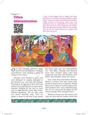 NCERT Book for Class 6 Social Science(Political Science) : Chapter 7-Urban Administration