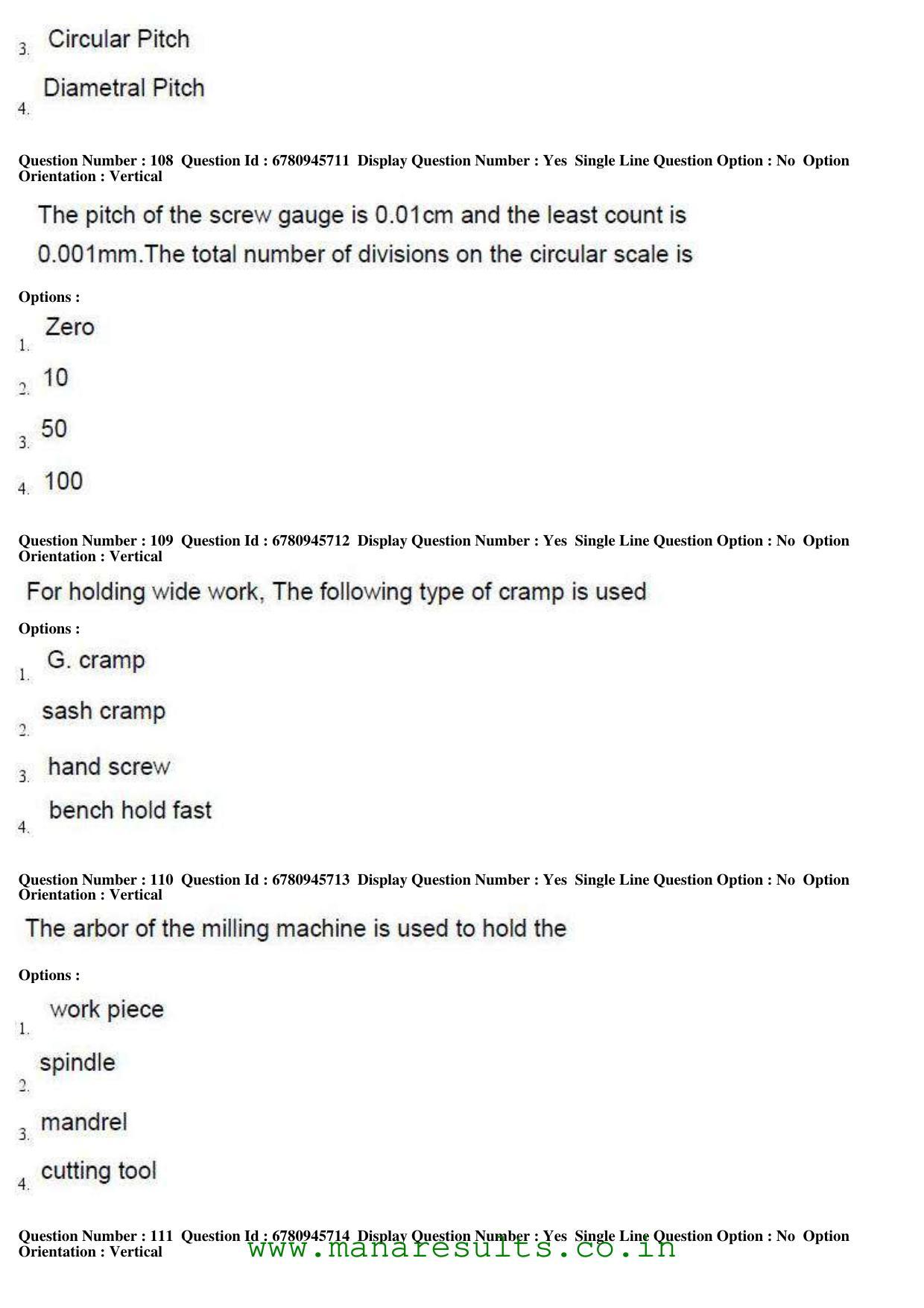 AP ECET 2017 Mechanical Engineering Old Previous Question Papers - Page 35