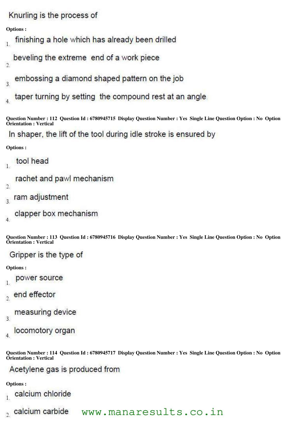 AP ECET 2017 Mechanical Engineering Old Previous Question Papers - Page 36