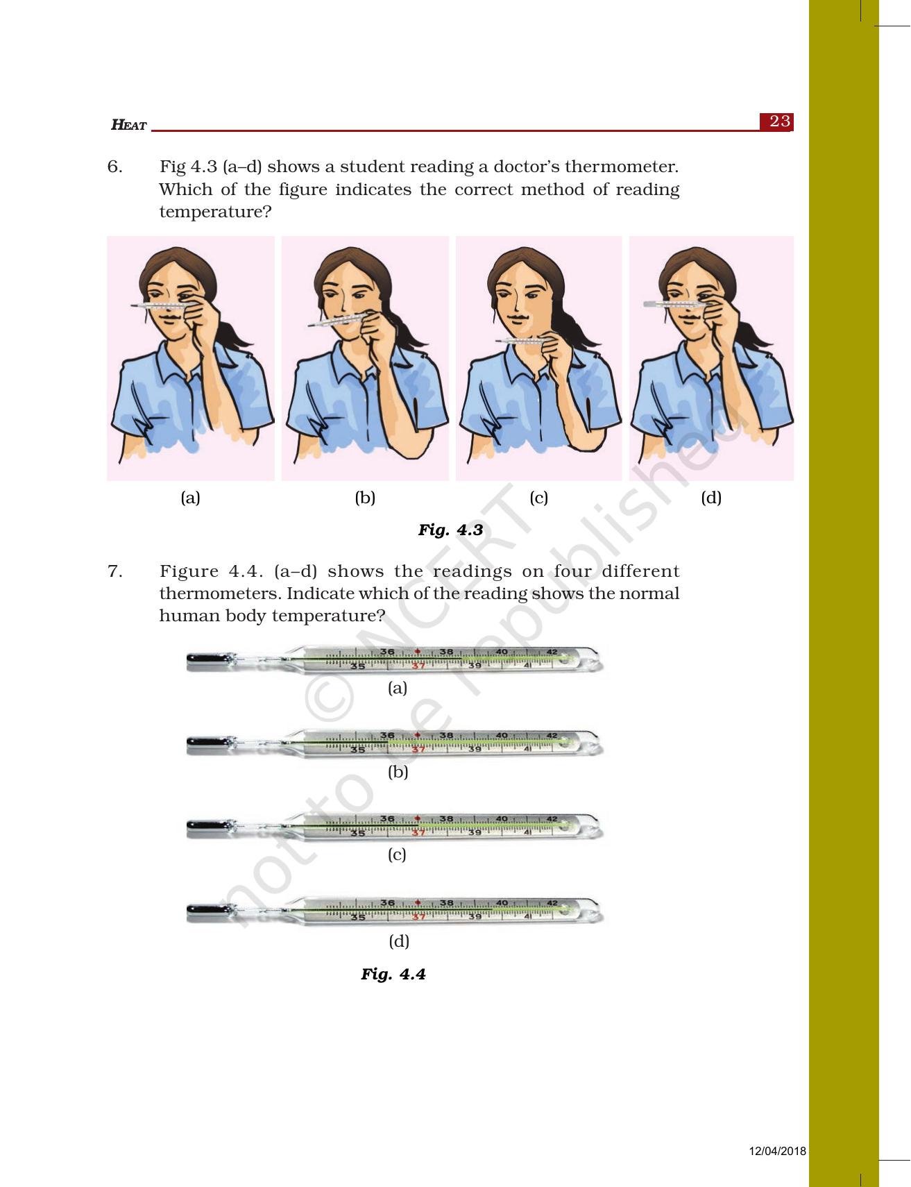 NCERT Exemplar Book for Class 7 Science: Chapter 4-Heat - Page 3