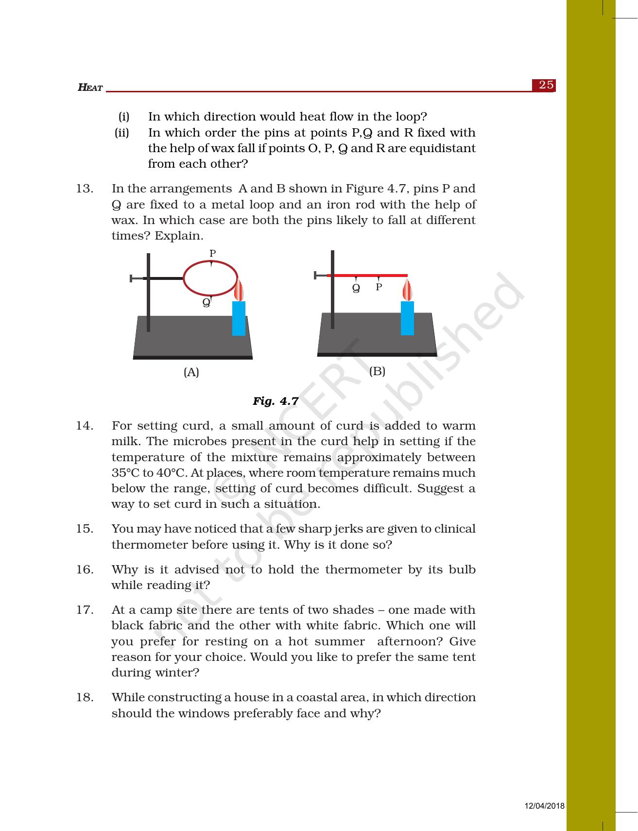 NCERT Exemplar Book for Class 7 Science: Chapter 4-Heat - Page 5