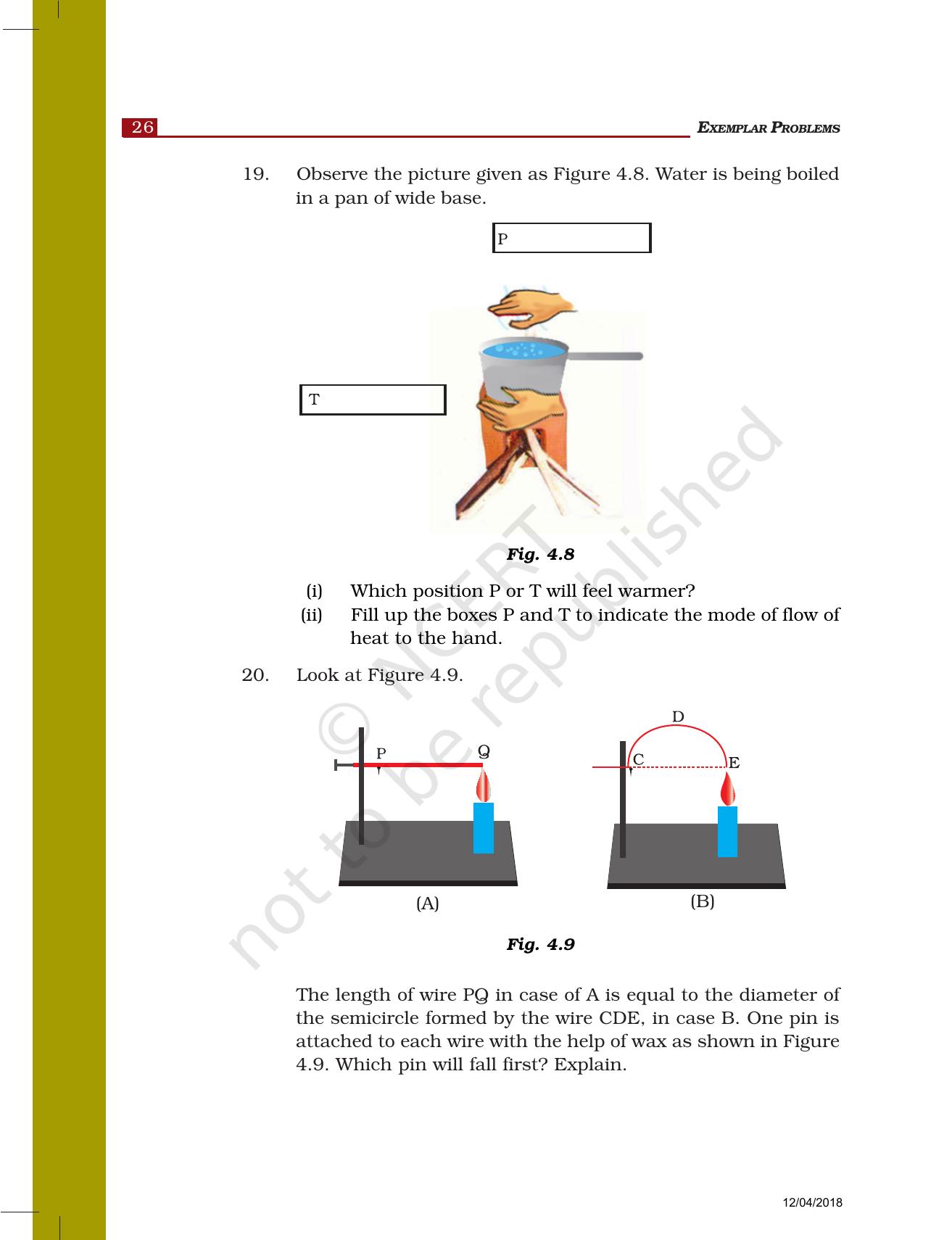 NCERT Exemplar Book for Class 7 Science: Chapter 4-Heat - Page 6