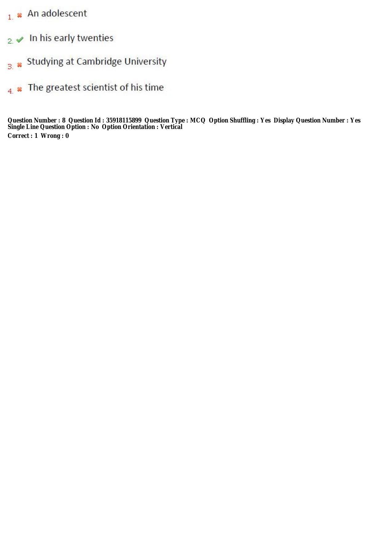 TS CPGET 2018 M.A. Journalism and Mass Communication (Shift 3) Question Paper with Answer Key - Page 10