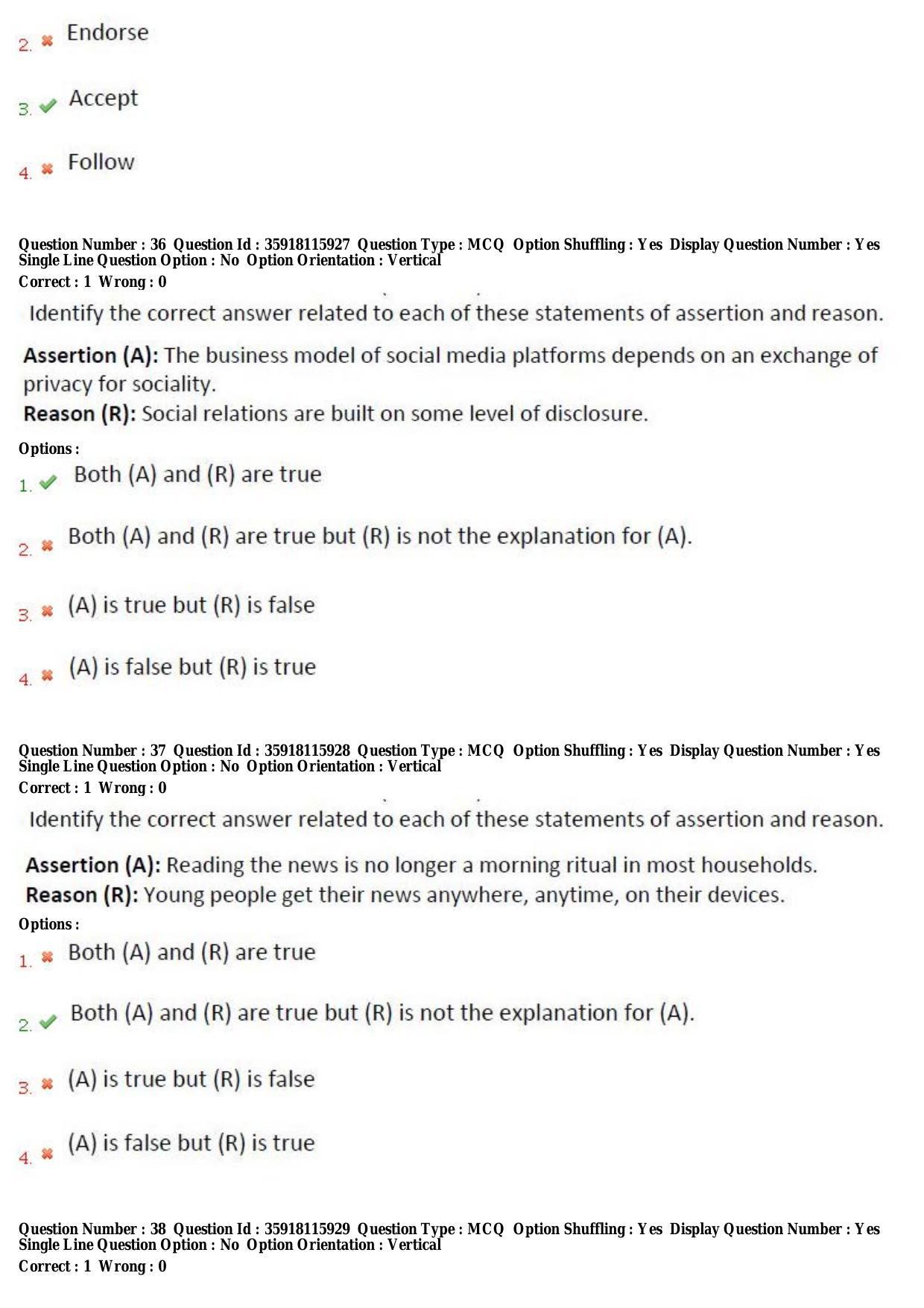 TS CPGET 2018 M.A. Journalism and Mass Communication (Shift 3) Question Paper with Answer Key - Page 23