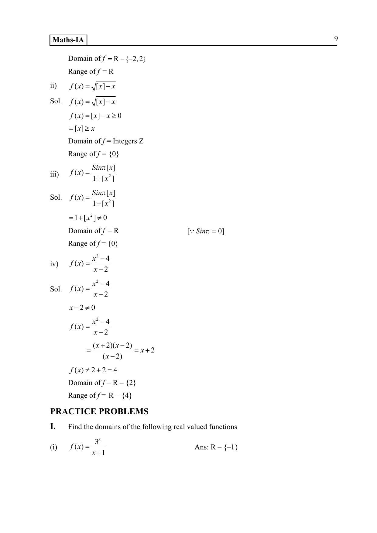 TS SCERT Inter 2nd Year Maths IA EM Path 1 (Telugu Medium) Text Book - Page 14