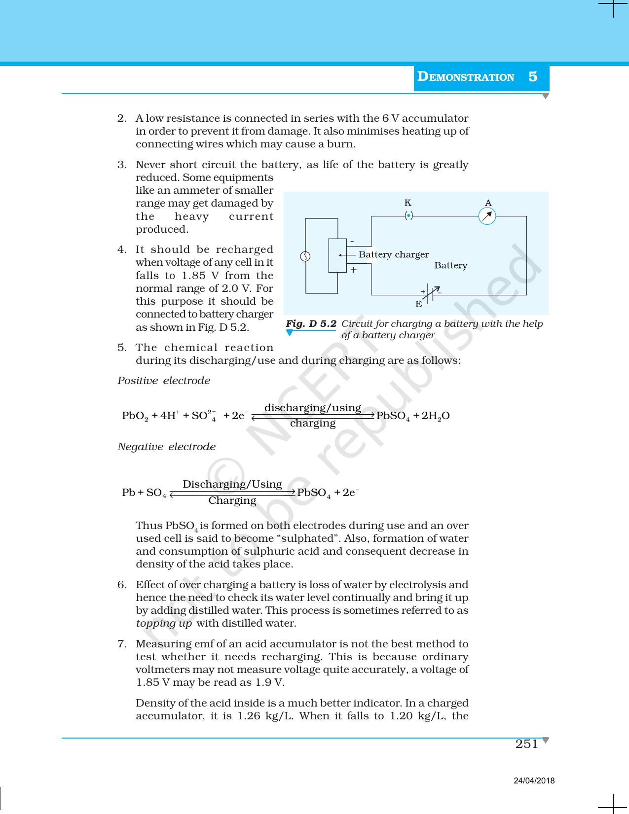 NCERT Laboratory Manuals for Class XII Physics - Demonstration 1 to 14 - Page 10