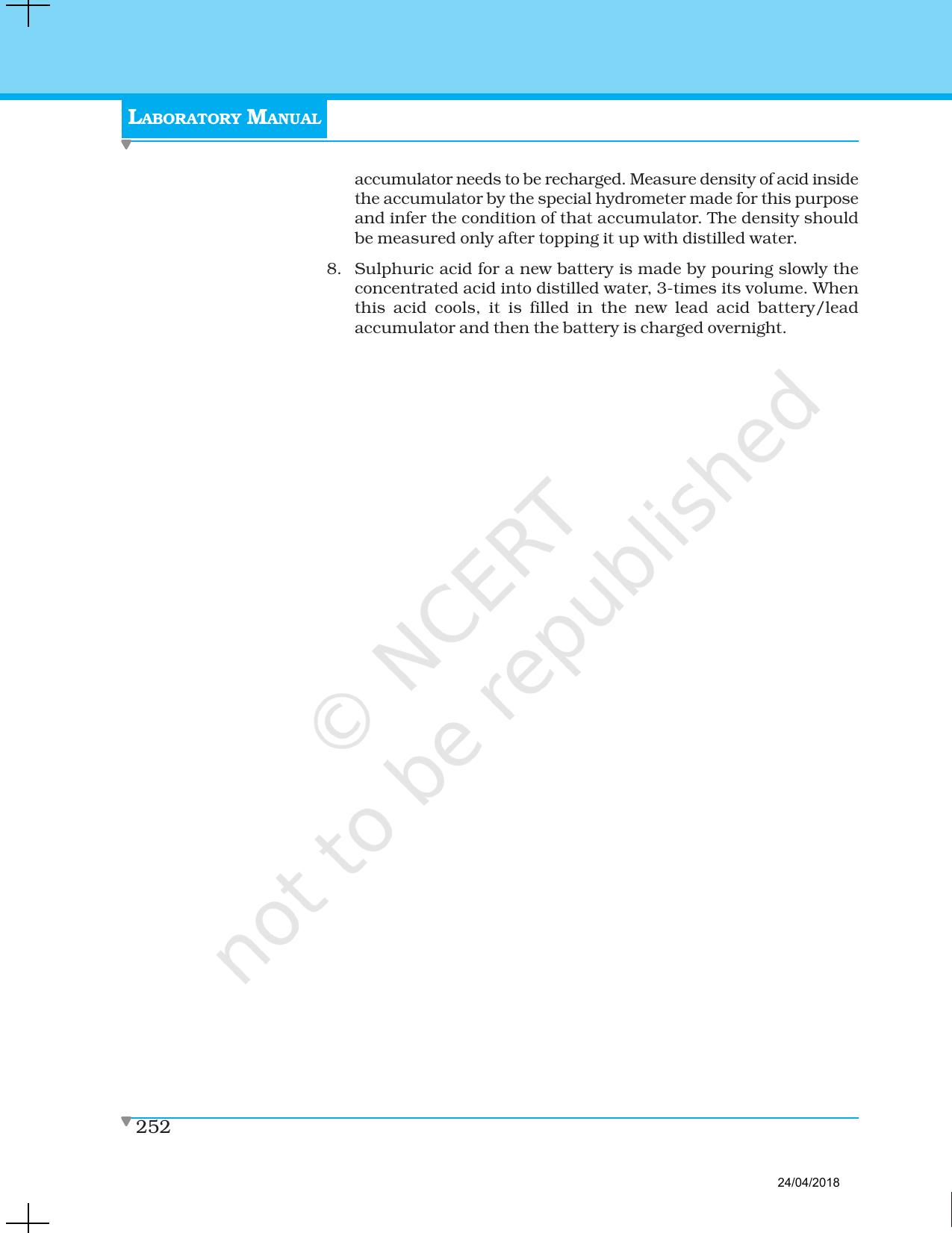 NCERT Laboratory Manuals for Class XII Physics - Demonstration 1 to 14 - Page 11