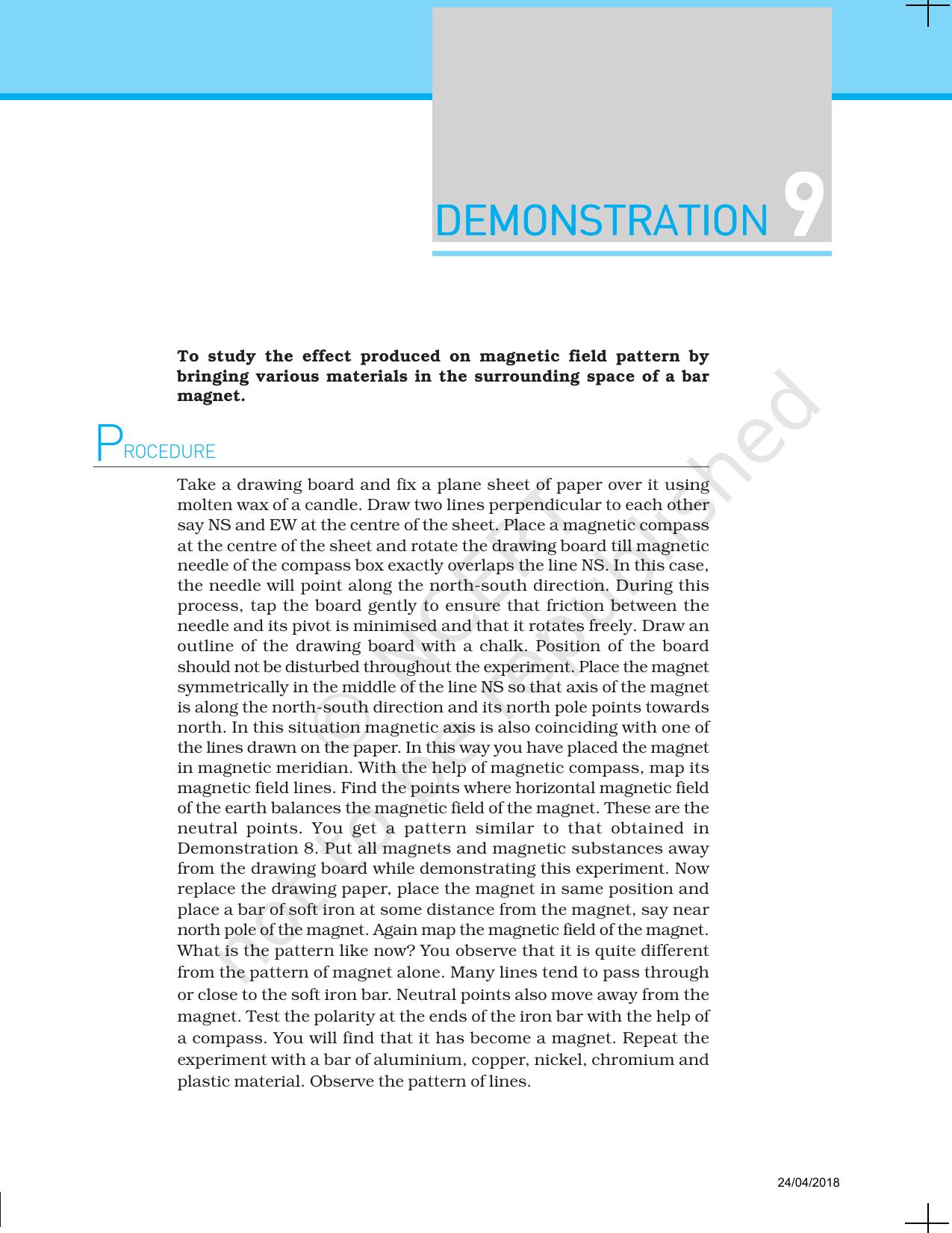 NCERT Laboratory Manuals for Class XII Physics - Demonstration 1 to 14 - Page 16