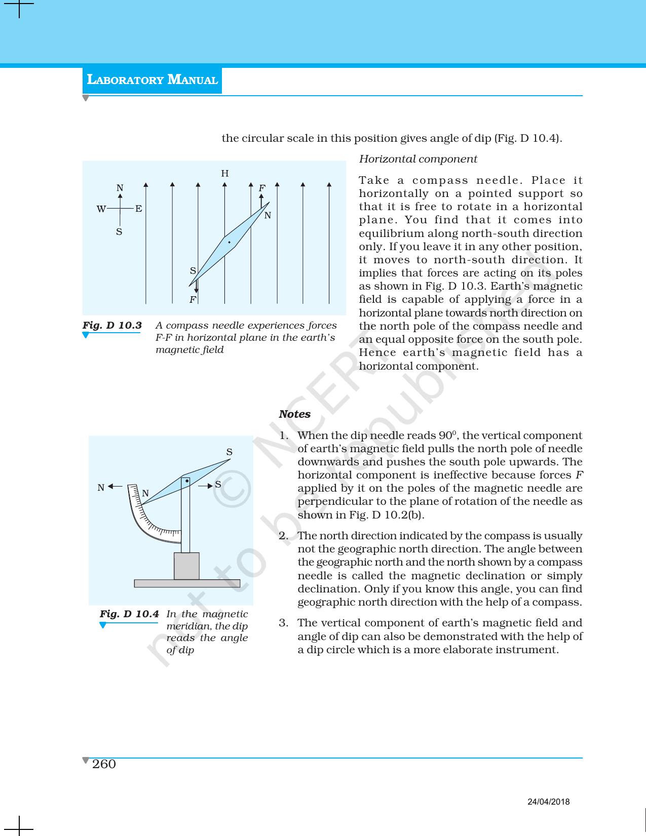 NCERT Laboratory Manuals for Class XII Physics - Demonstration 1 to 14 - Page 19