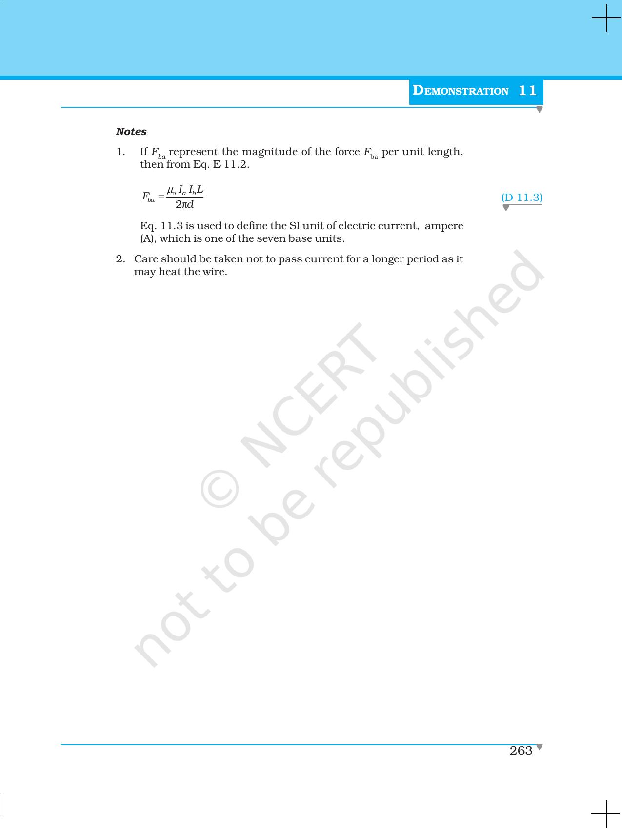 NCERT Laboratory Manuals for Class XII Physics - Demonstration 1 to 14 - Page 22