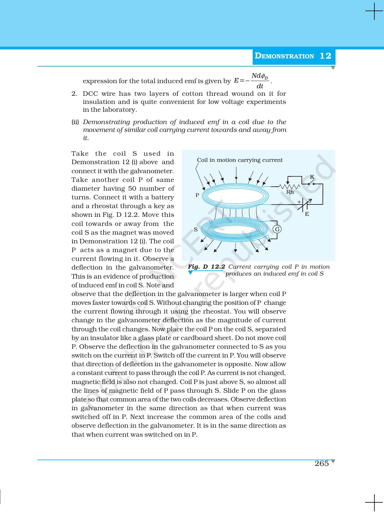 NCERT Laboratory Manuals for Class XII Physics - Demonstration 1 to 14 - Page 24