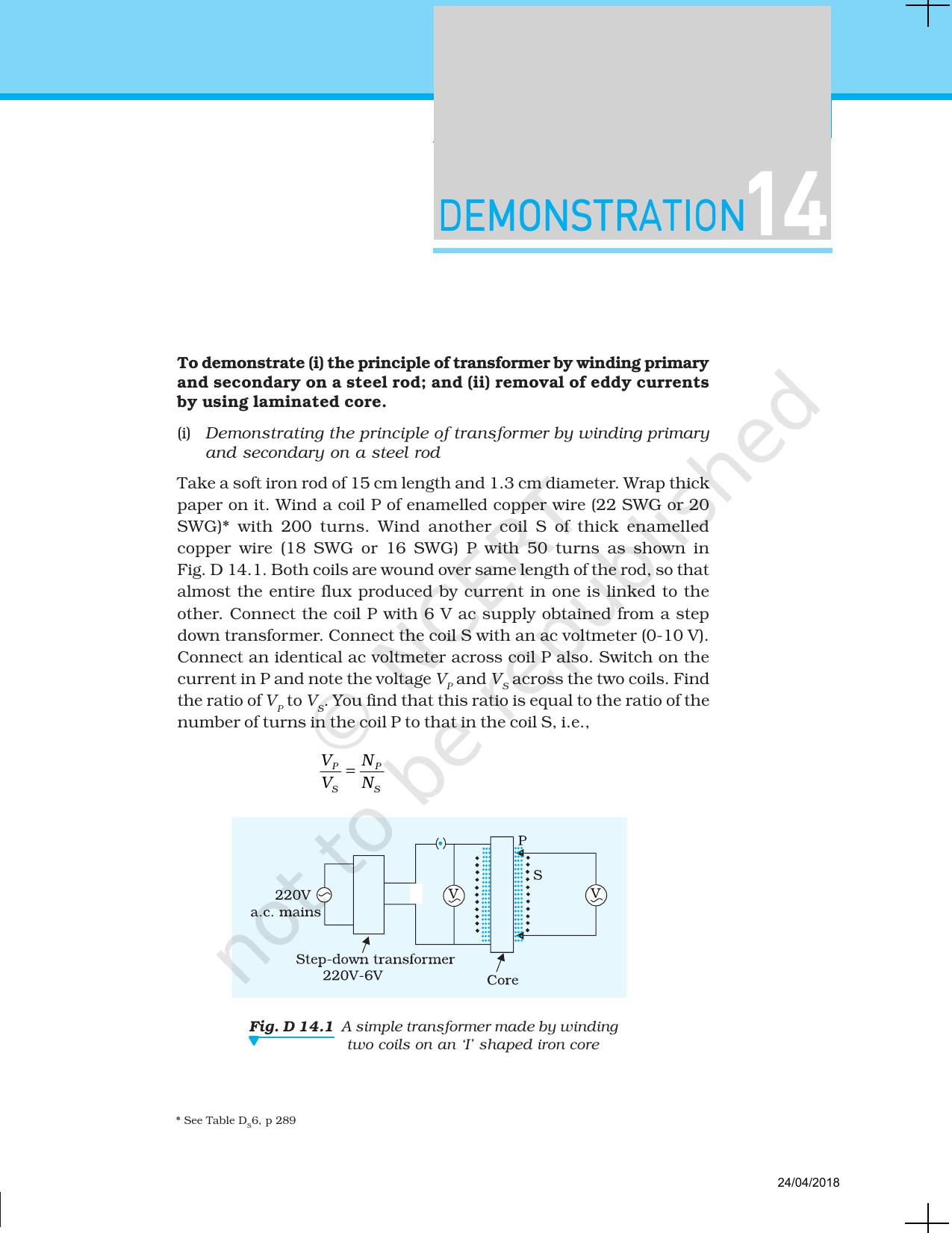 NCERT Laboratory Manuals for Class XII Physics - Demonstration 1 to 14 - Page 28