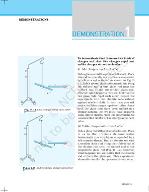 NCERT Laboratory Manuals for Class XII Physics - Demonstration 1 to 14