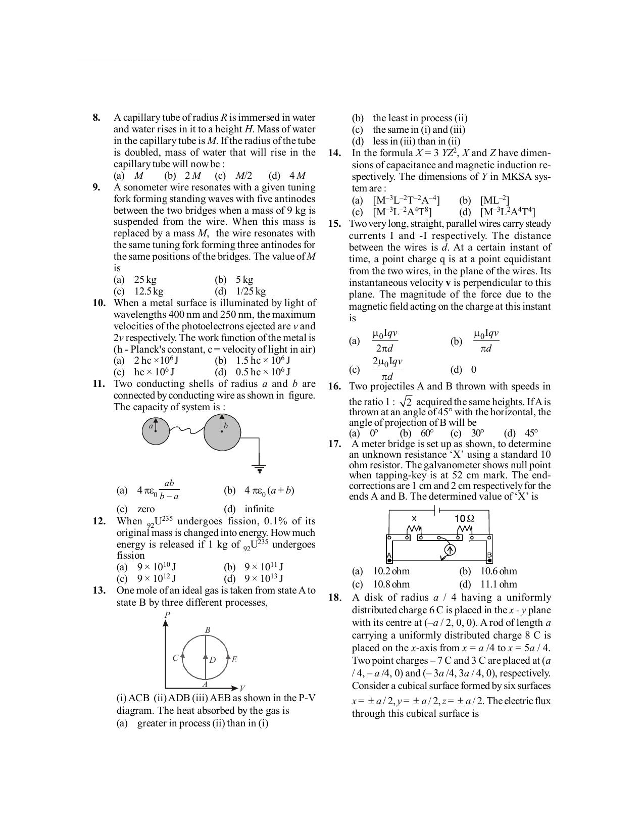 BITSAT 2021 Question Paper - Page 2