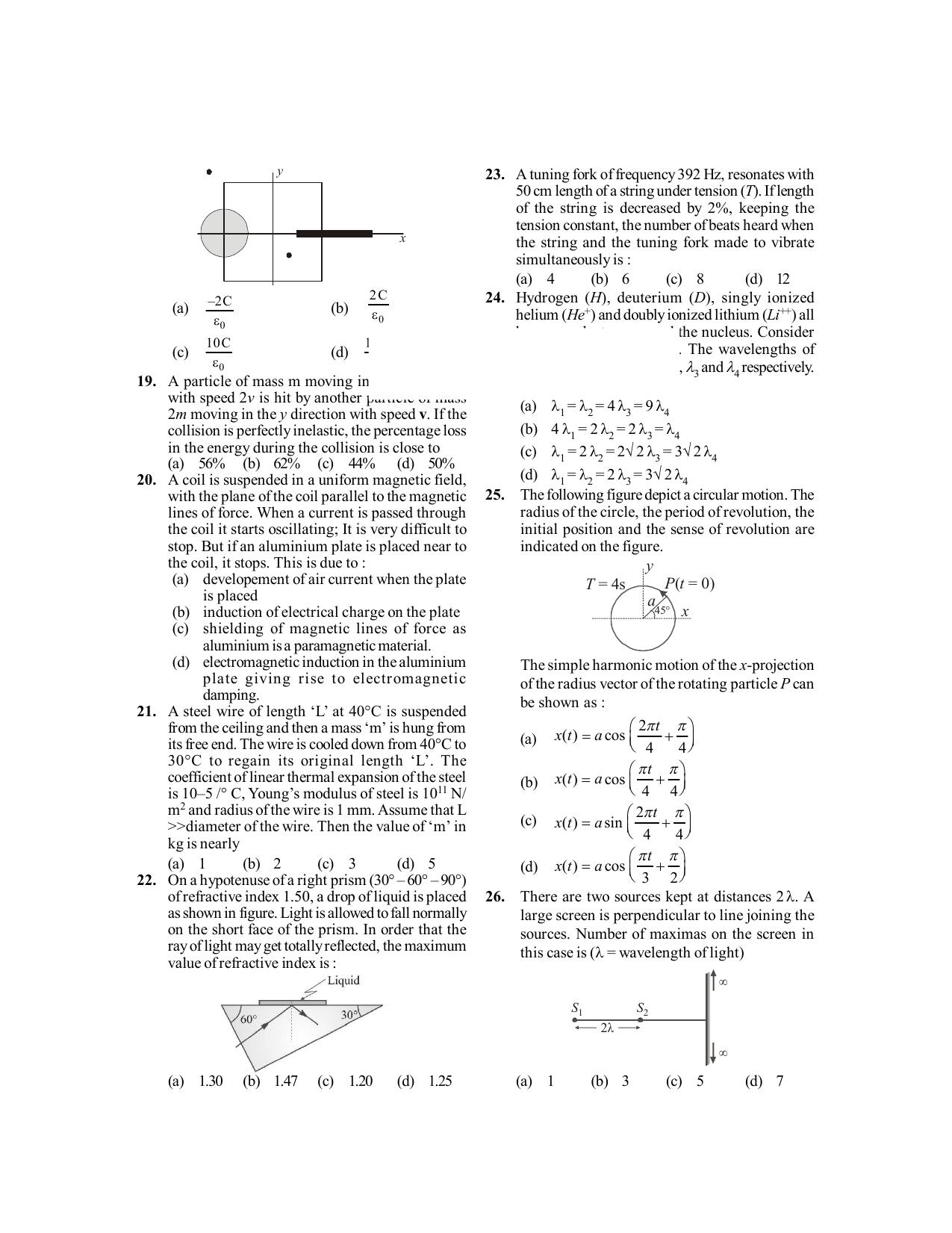 BITSAT 2021 Question Paper - Page 3