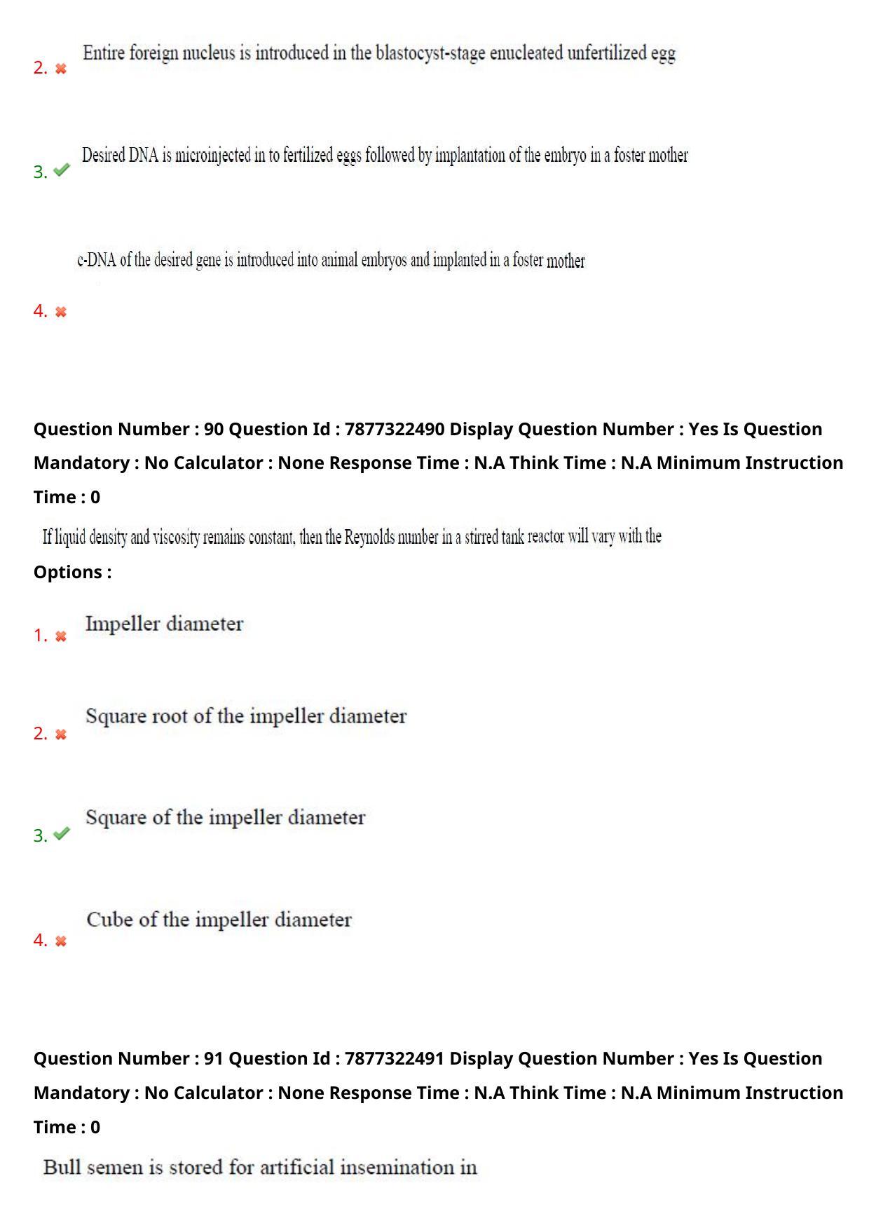 AP PGECET 2023 BT - BIOTECHNOLOGY Question Paper with Preliminary Key - Page 51