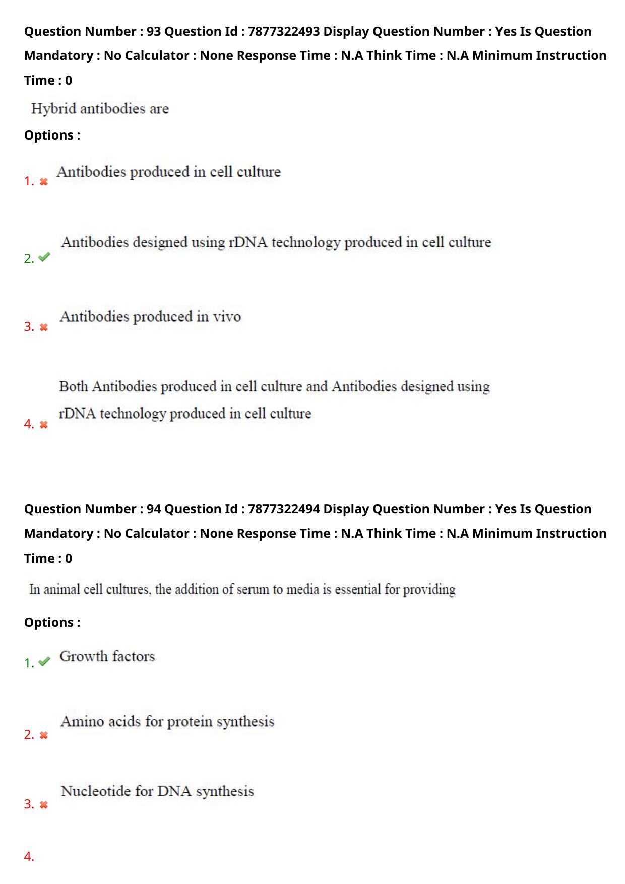 AP PGECET 2023 BT - BIOTECHNOLOGY Question Paper with Preliminary Key - Page 53