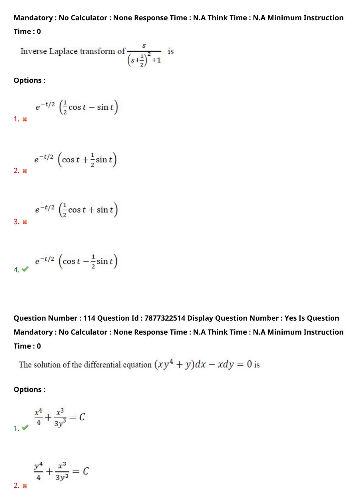 AP PGECET 2023 BT - BIOTECHNOLOGY Question Paper with Preliminary Key - Page 64