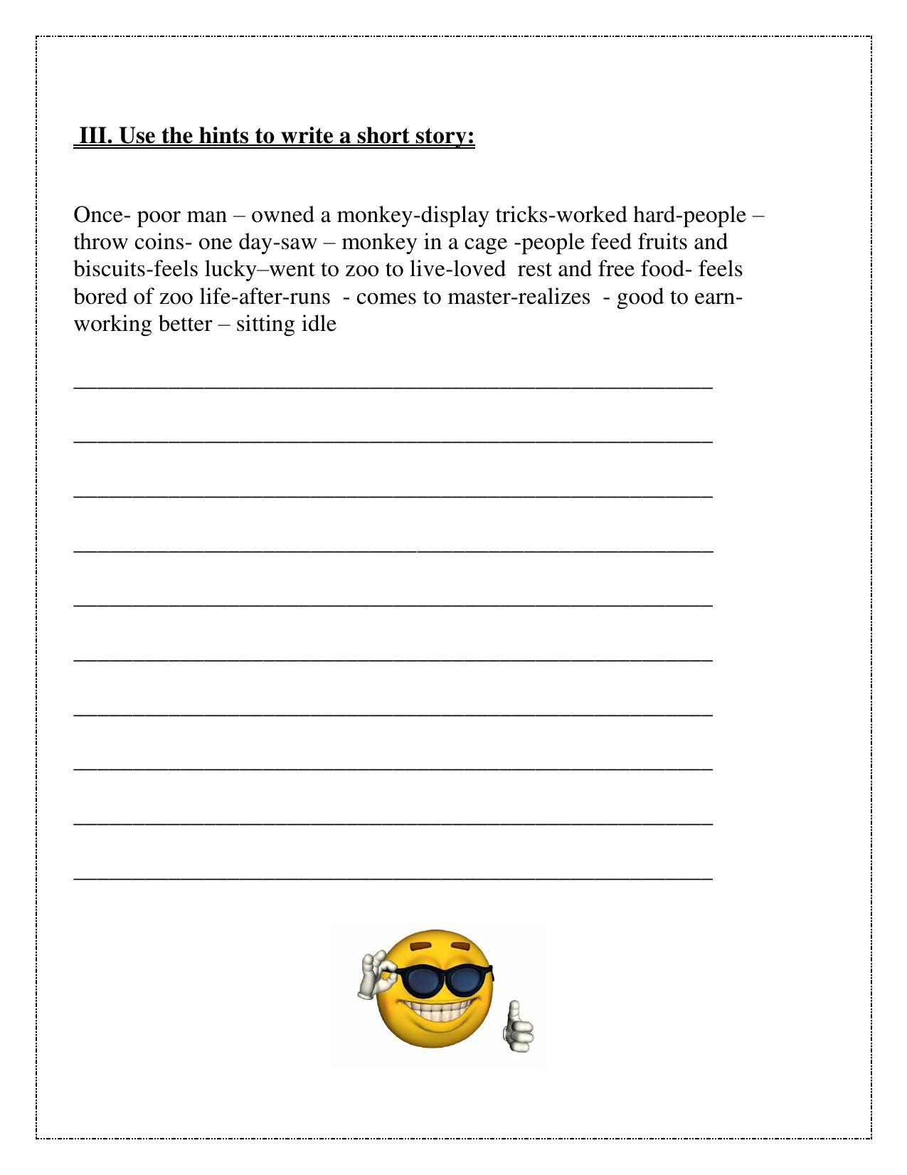 Worksheet for Class 5 English Adjectives Assignment 2 - Page 2
