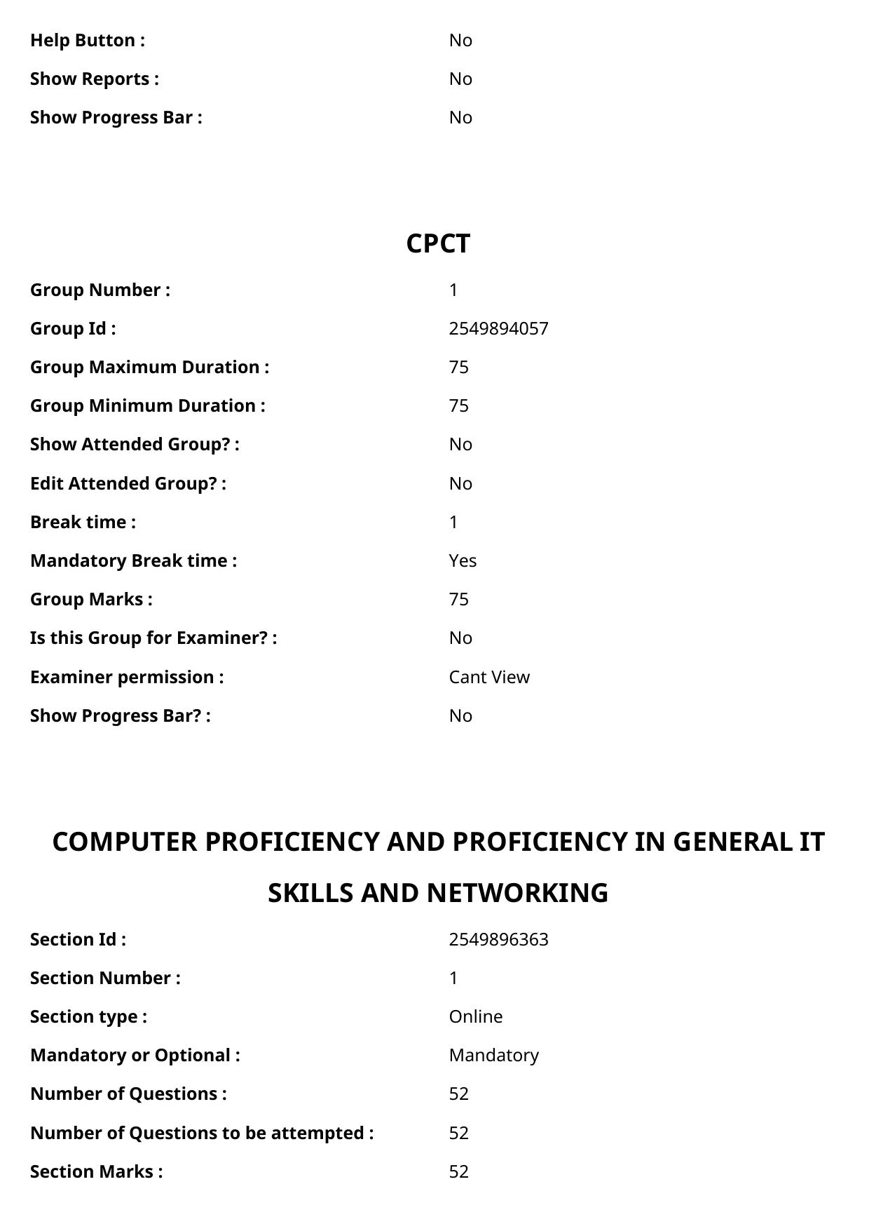 MP CPCT 30 July 2022 Question Paper Shift 1 - Page 2