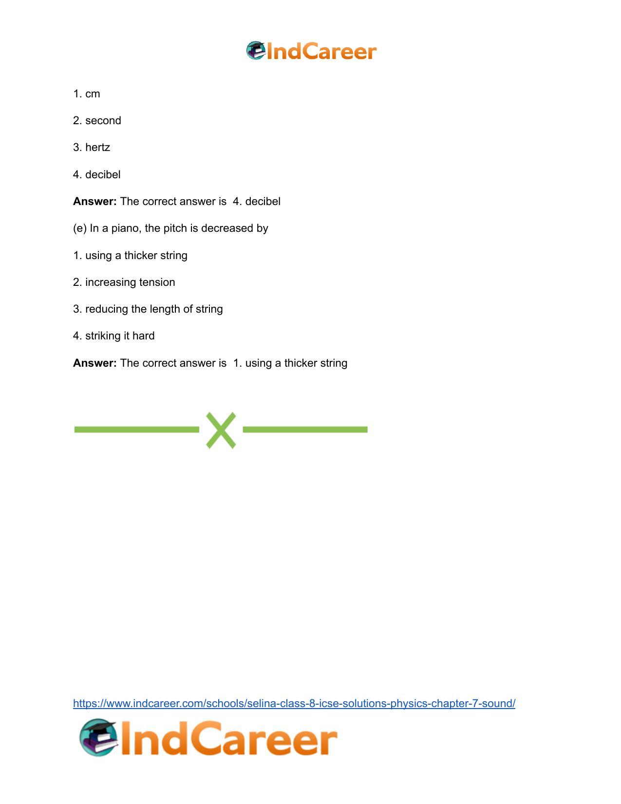 Selina Class 8 ICSE Solutions Physics : Chapter 7- Sound - Page 5