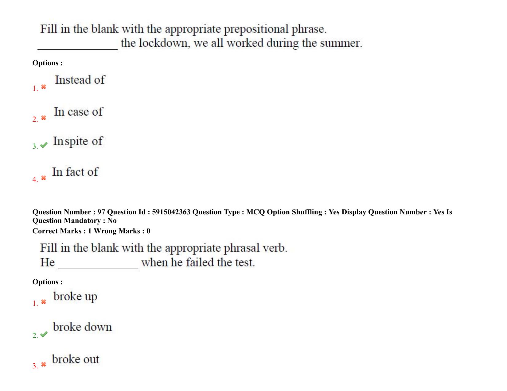 TS EDCET: 25th August 2021 Shift 2 Question Paper & Answer Key - Page 80