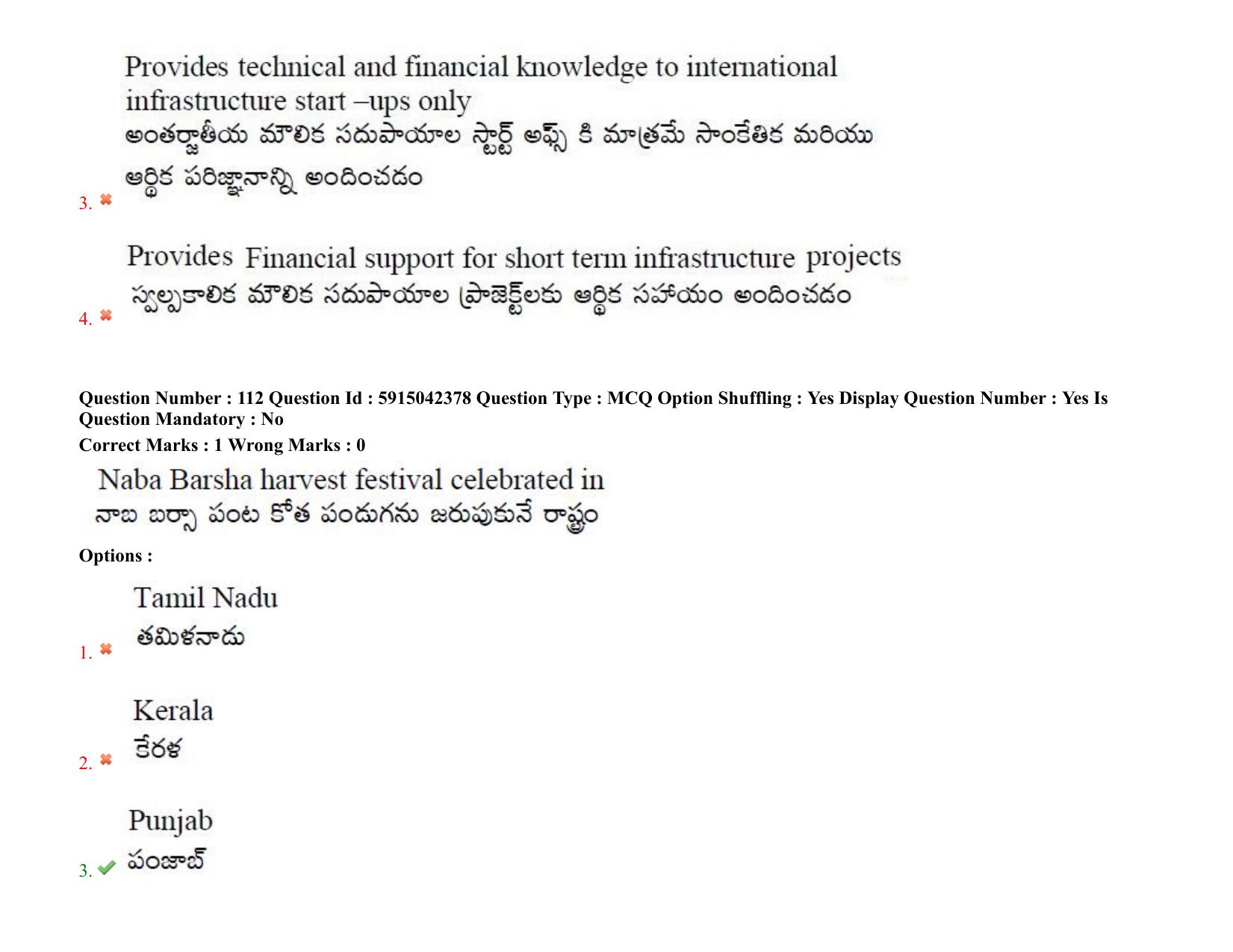 TS EDCET: 25th August 2021 Shift 2 Question Paper & Answer Key - Page 92