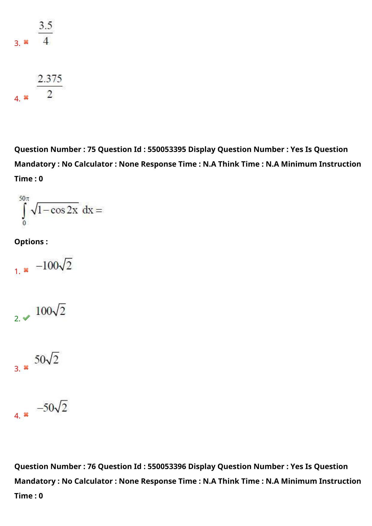 AP EAPCET 2023 - 15 May 2023 Forenoon - Master Engineering Question Paper With Preliminary Keys - Page 61