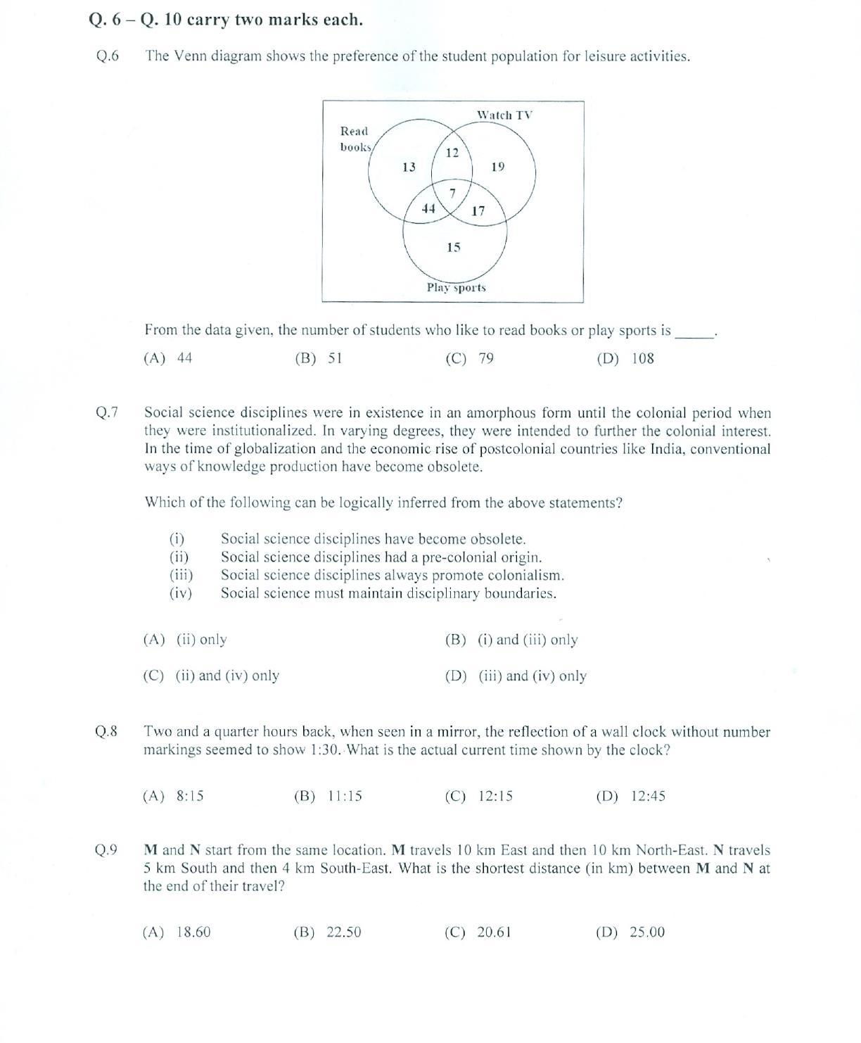 GATE 2016 Electronics and Communication Engineering (EC) Question Paper with Answer Key - Page 23