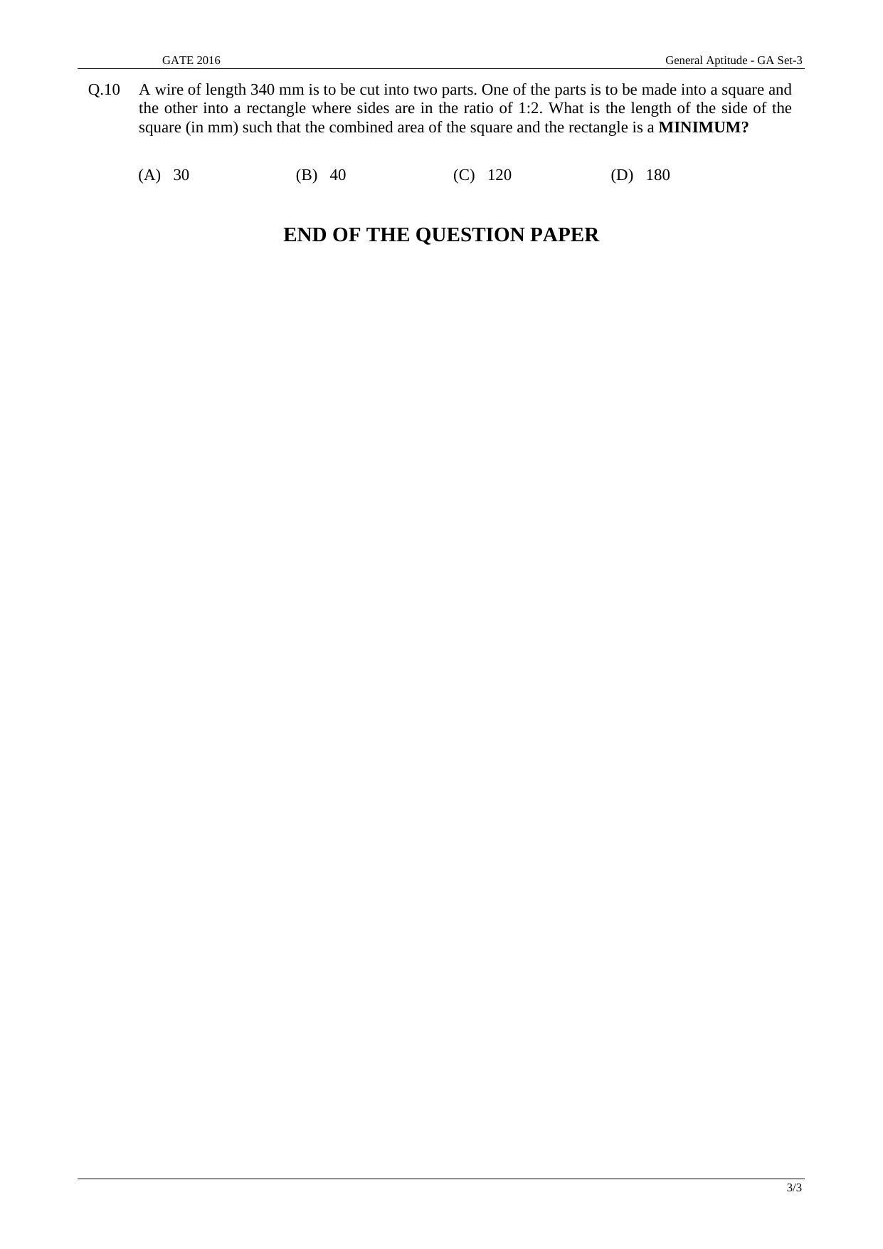 GATE 2016 Electronics and Communication Engineering (EC) Question Paper with Answer Key - Page 24
