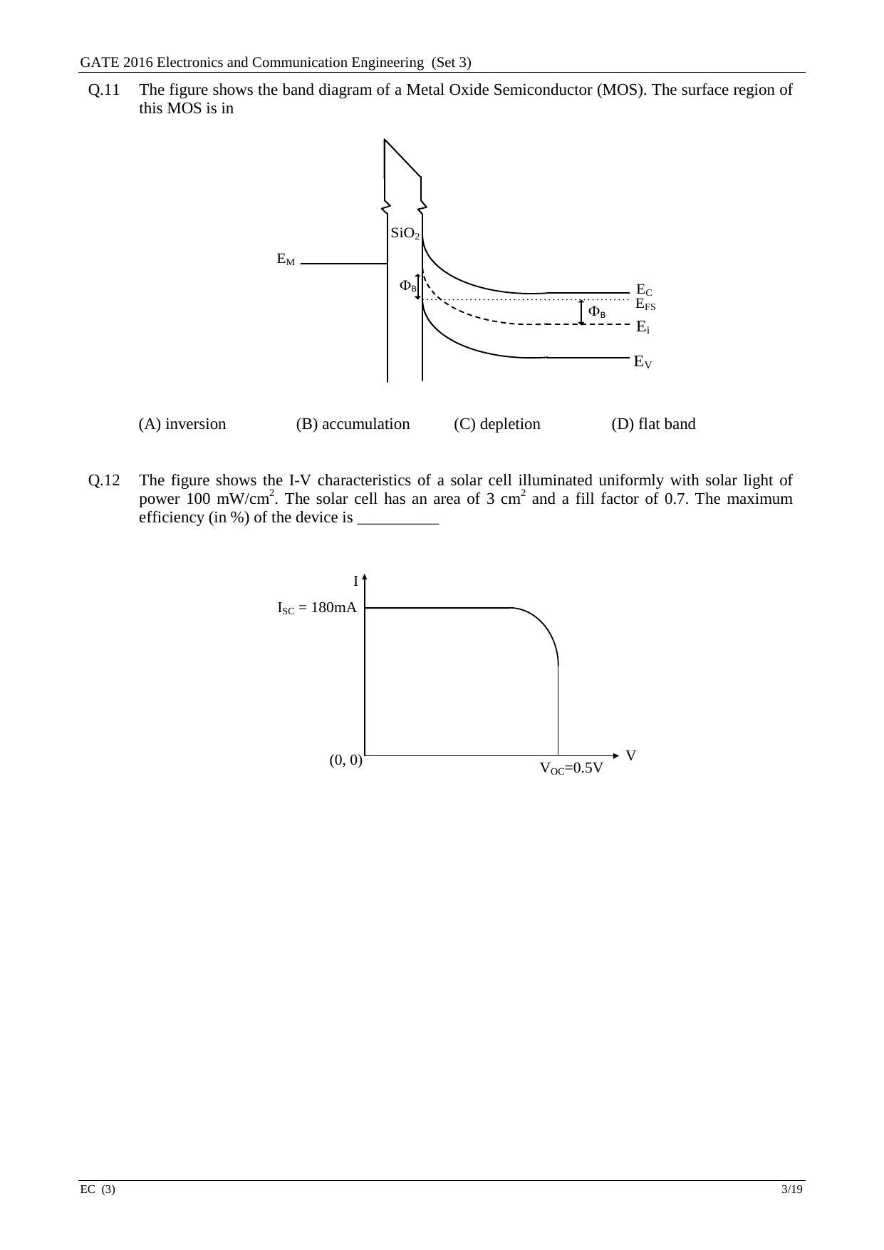GATE 2016 Electronics and Communication Engineering (EC) Question Paper with Answer Key - Page 46
