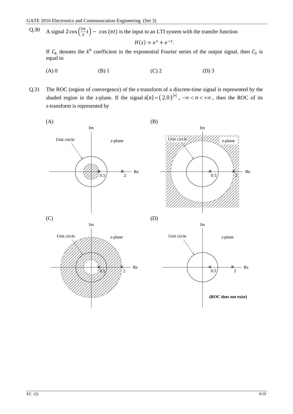 GATE 2016 Electronics and Communication Engineering (EC) Question Paper with Answer Key - Page 52