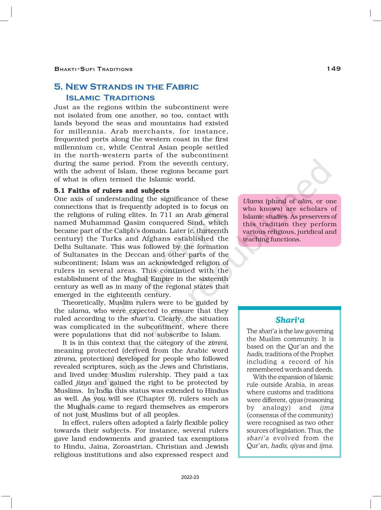 ncert-book-for-class-12-history-part-ii-chapter-6-bhakti-sufi