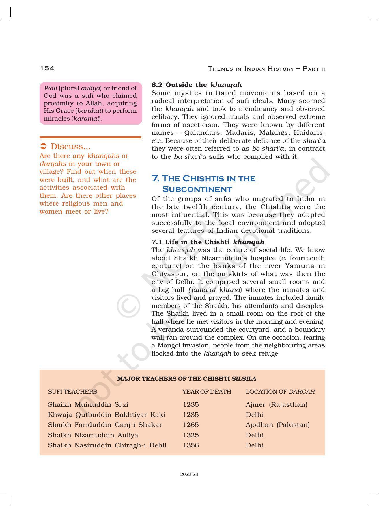 NCERT Book for Class 12 History (Part-II) Chapter 6 Bhakti- Sufi Traditions - Page 15