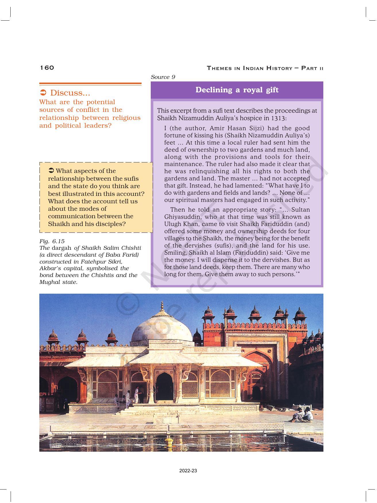 NCERT Book for Class 12 History (Part-II) Chapter 6 Bhakti- Sufi Traditions - Page 21