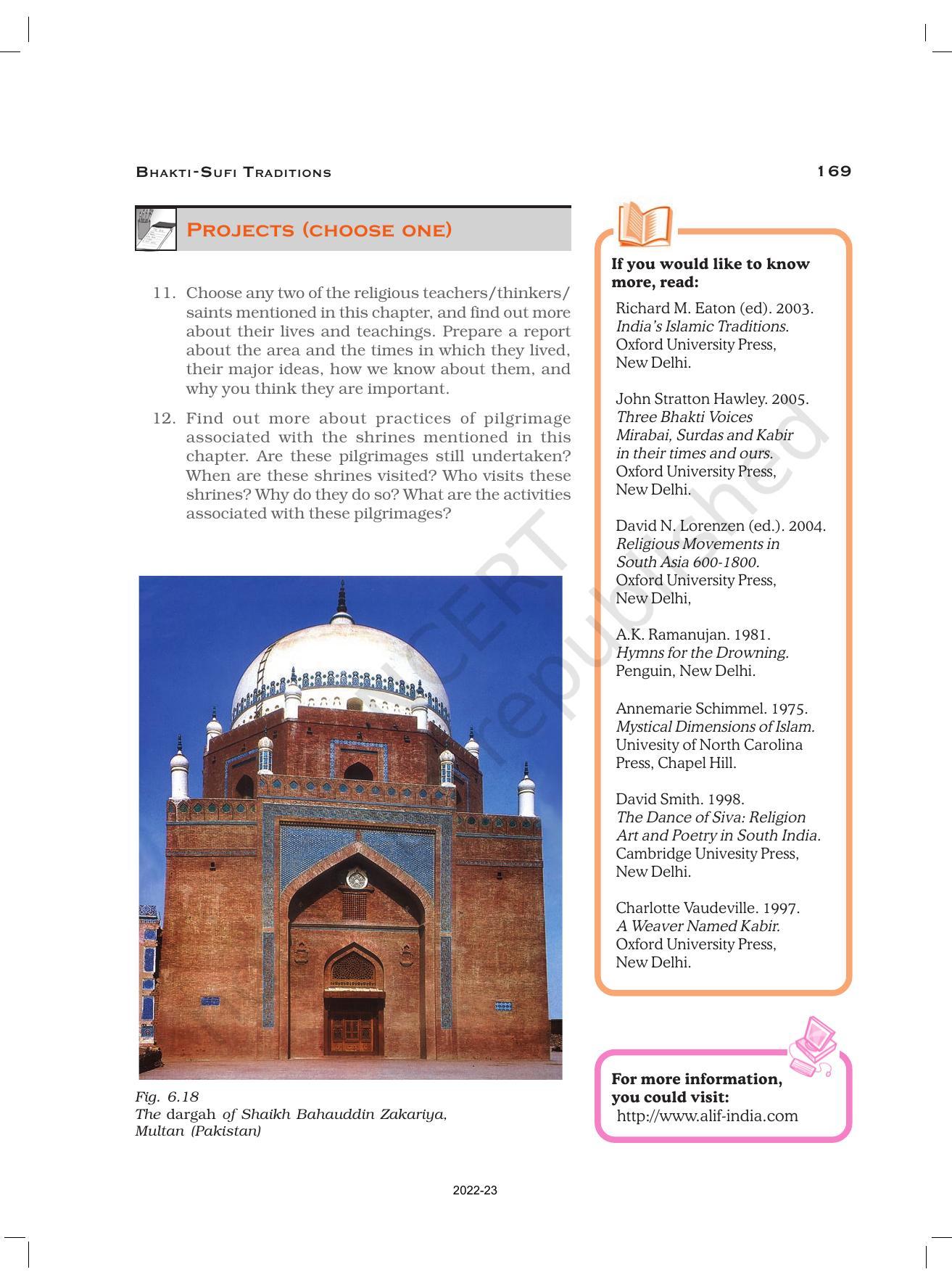 NCERT Book for Class 12 History (Part-II) Chapter 6 Bhakti- Sufi Traditions - Page 30