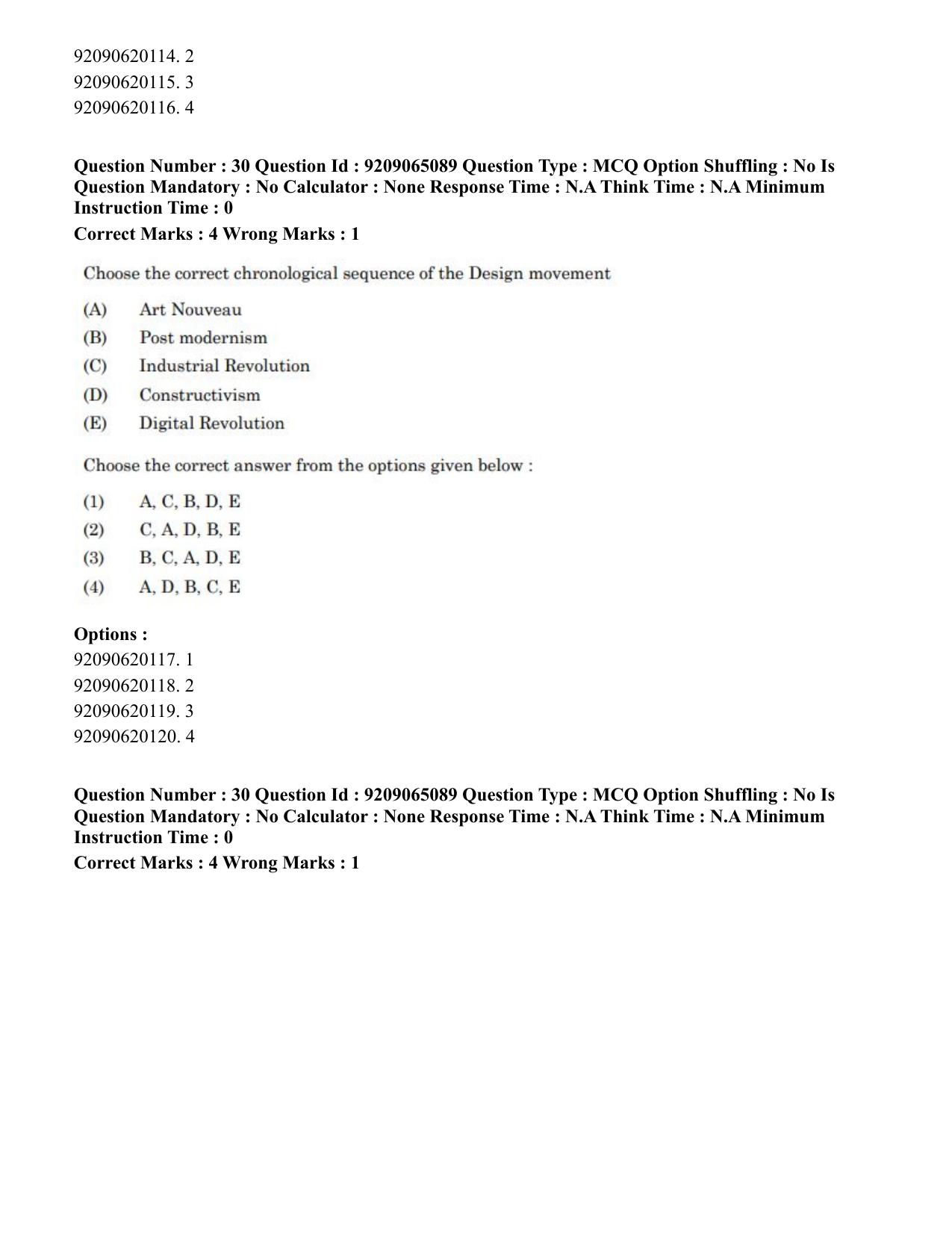 CUET PG 2023: HUQP03 – Applied Arts (Eng.)-Shift 2 (06-06-2023) Question Paper - Page 37