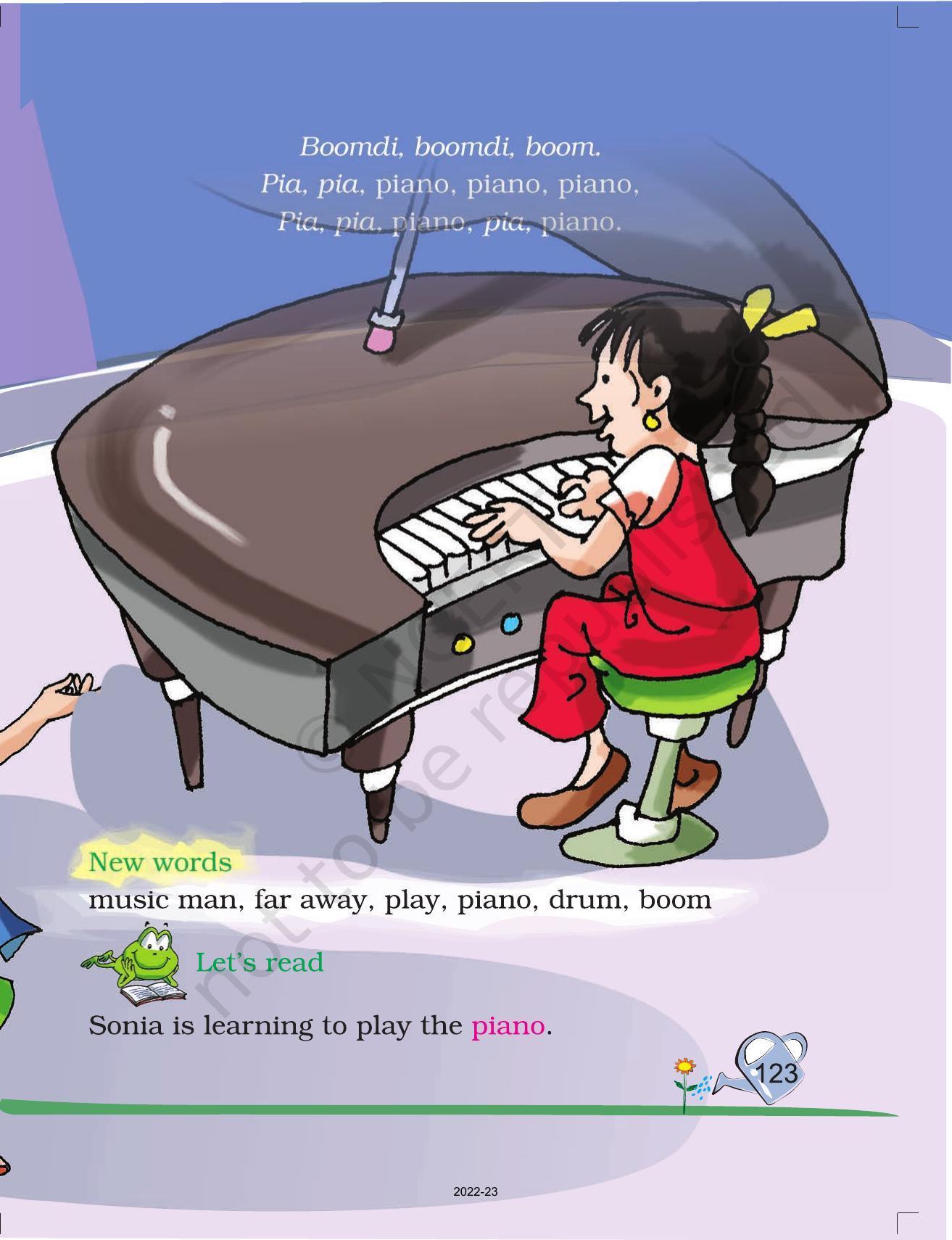 NCERT Book for Class 2 English (Marigold):Chapter 8-I am the Music Man - Page 2