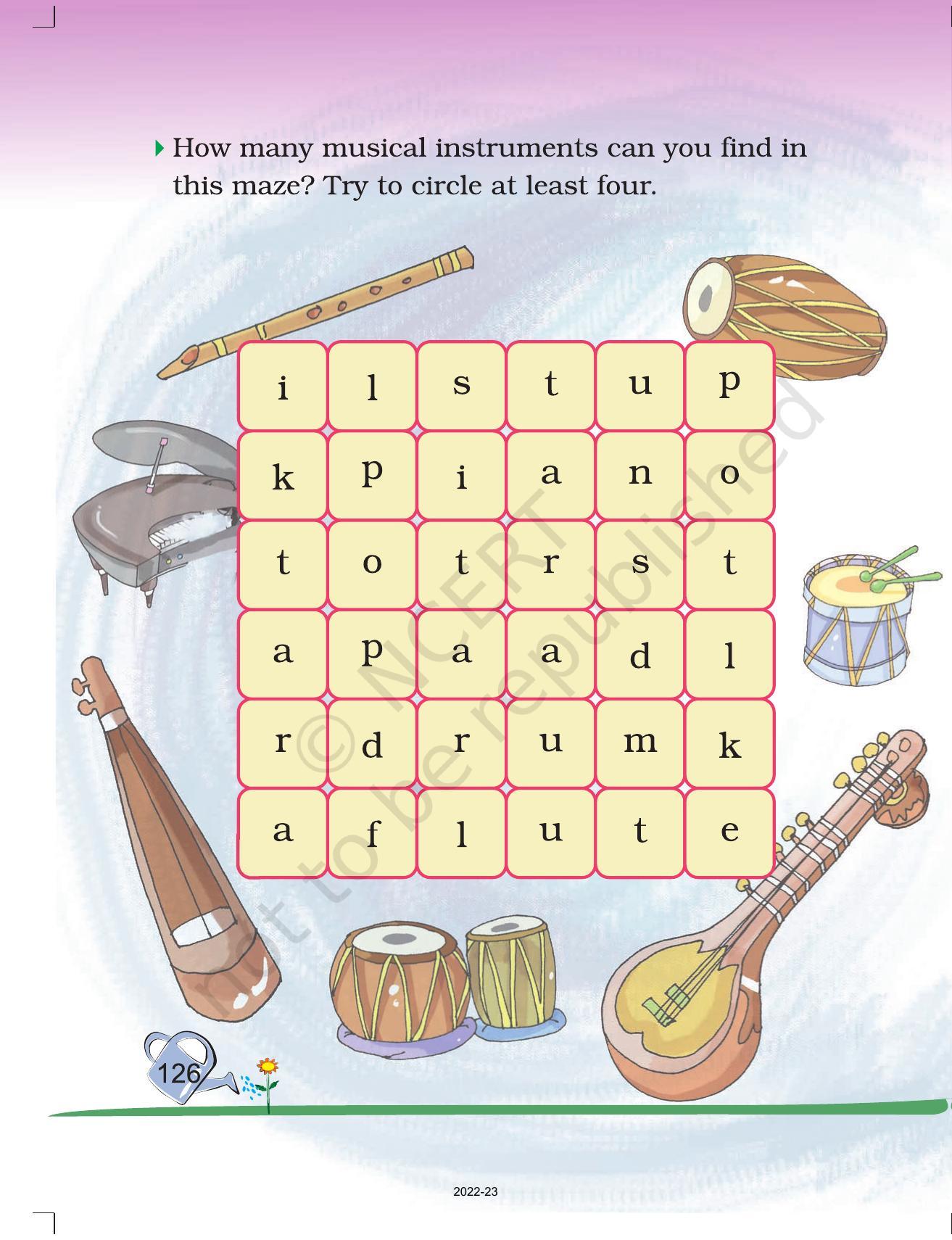 NCERT Book for Class 2 English (Marigold):Chapter 8-I am the Music Man - Page 5