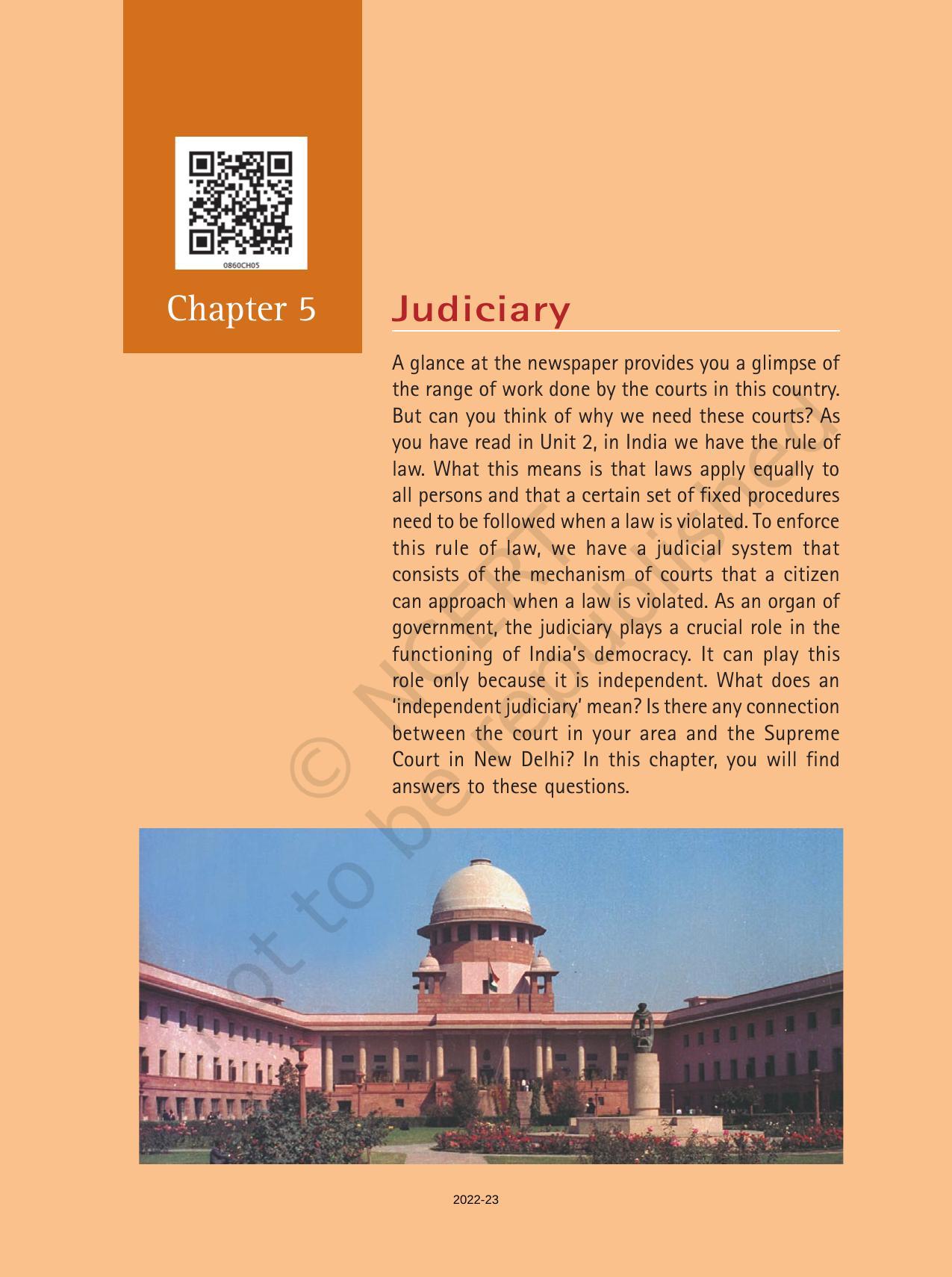NCERT Book for Class 8 Civics Chapter 5 Judiciary - Page 3