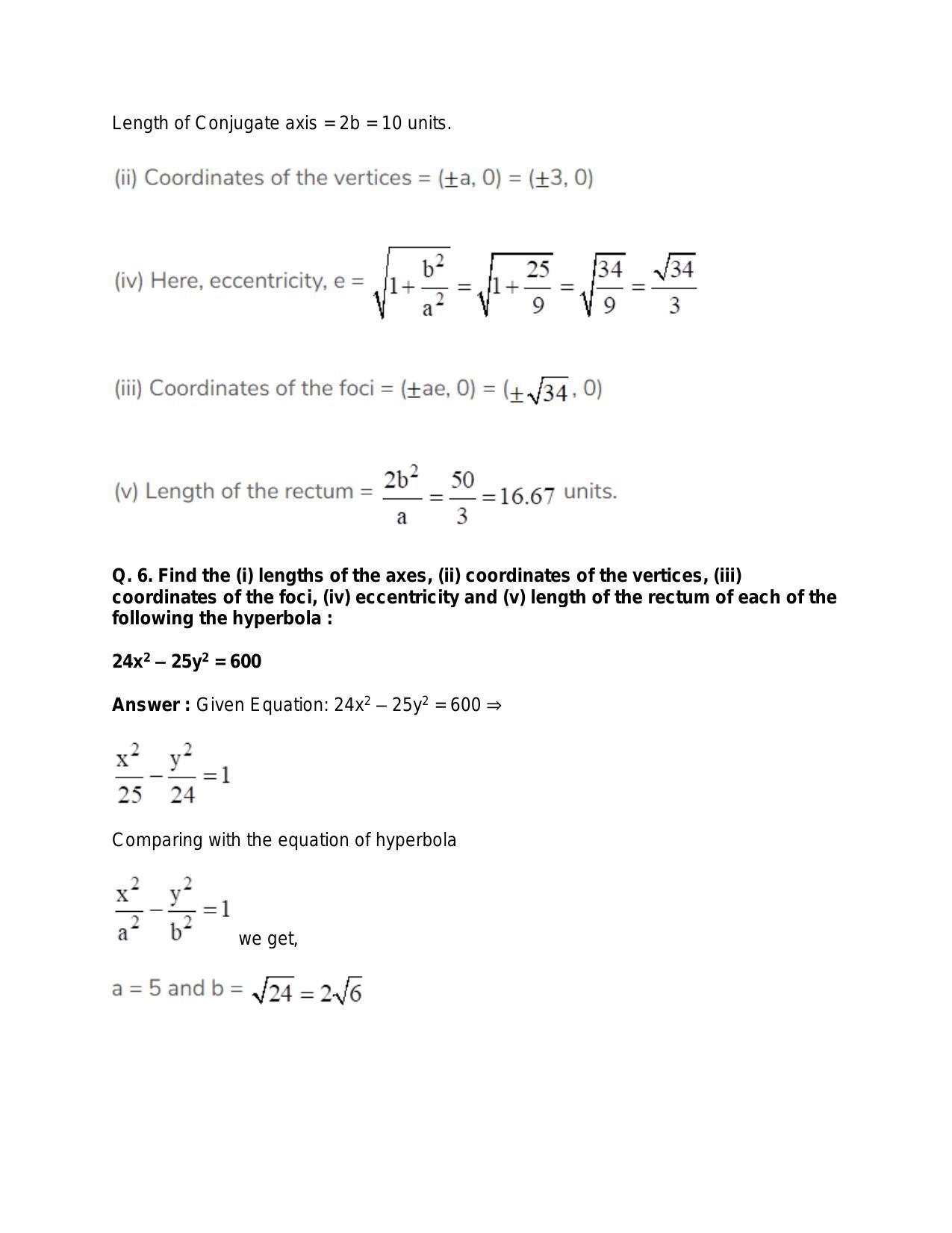 Chapter 24: Hyperbola: RS Aggarwal Class 11 Solutions  - Page 7