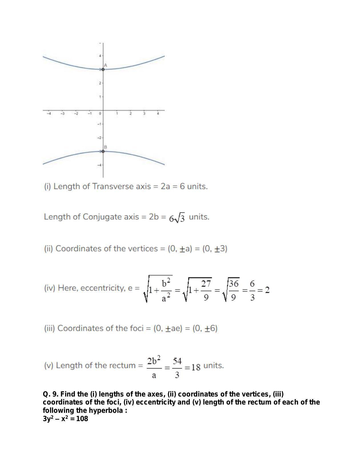 Chapter 24: Hyperbola: RS Aggarwal Class 11 Solutions  - Page 11