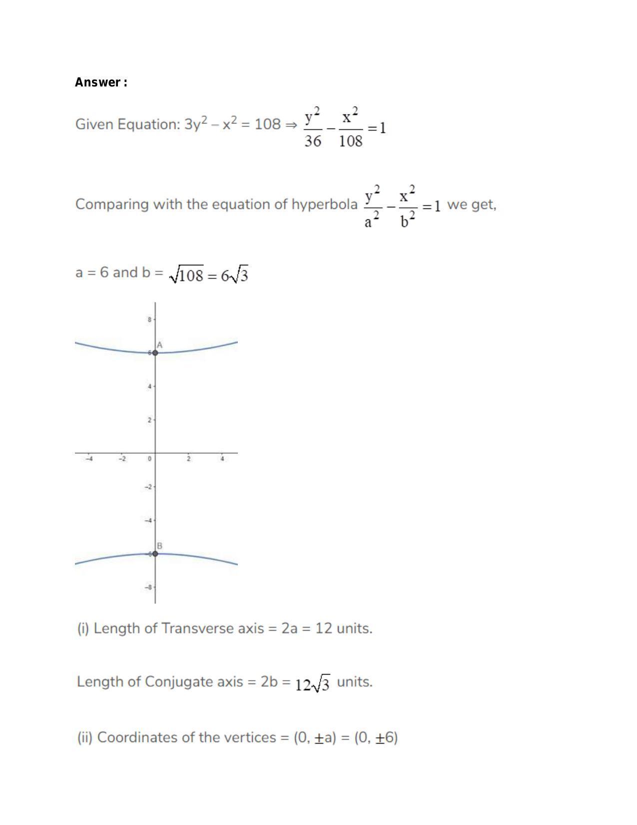 Chapter 24: Hyperbola: RS Aggarwal Class 11 Solutions  - Page 12