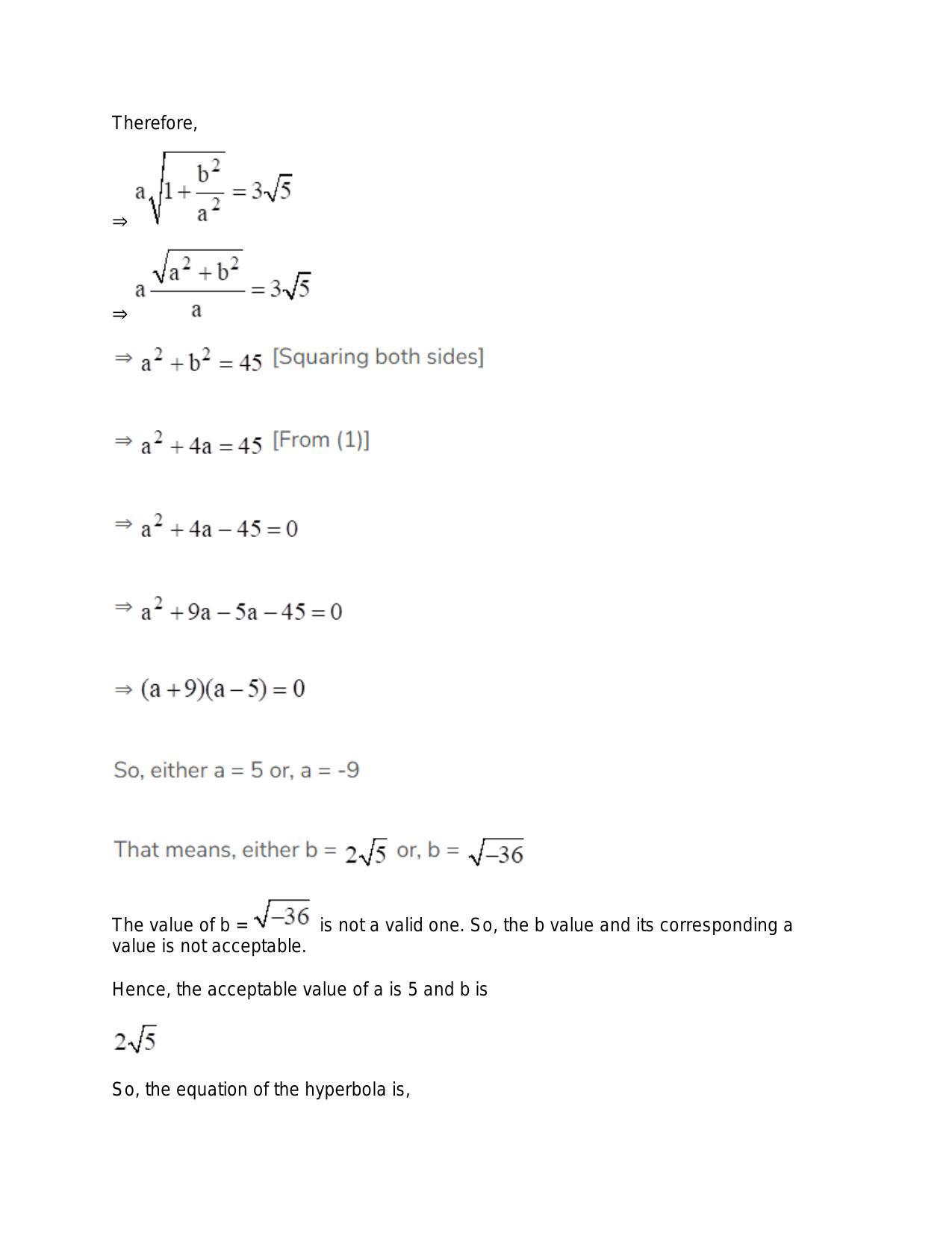 Chapter 24: Hyperbola: RS Aggarwal Class 11 Solutions  - Page 24