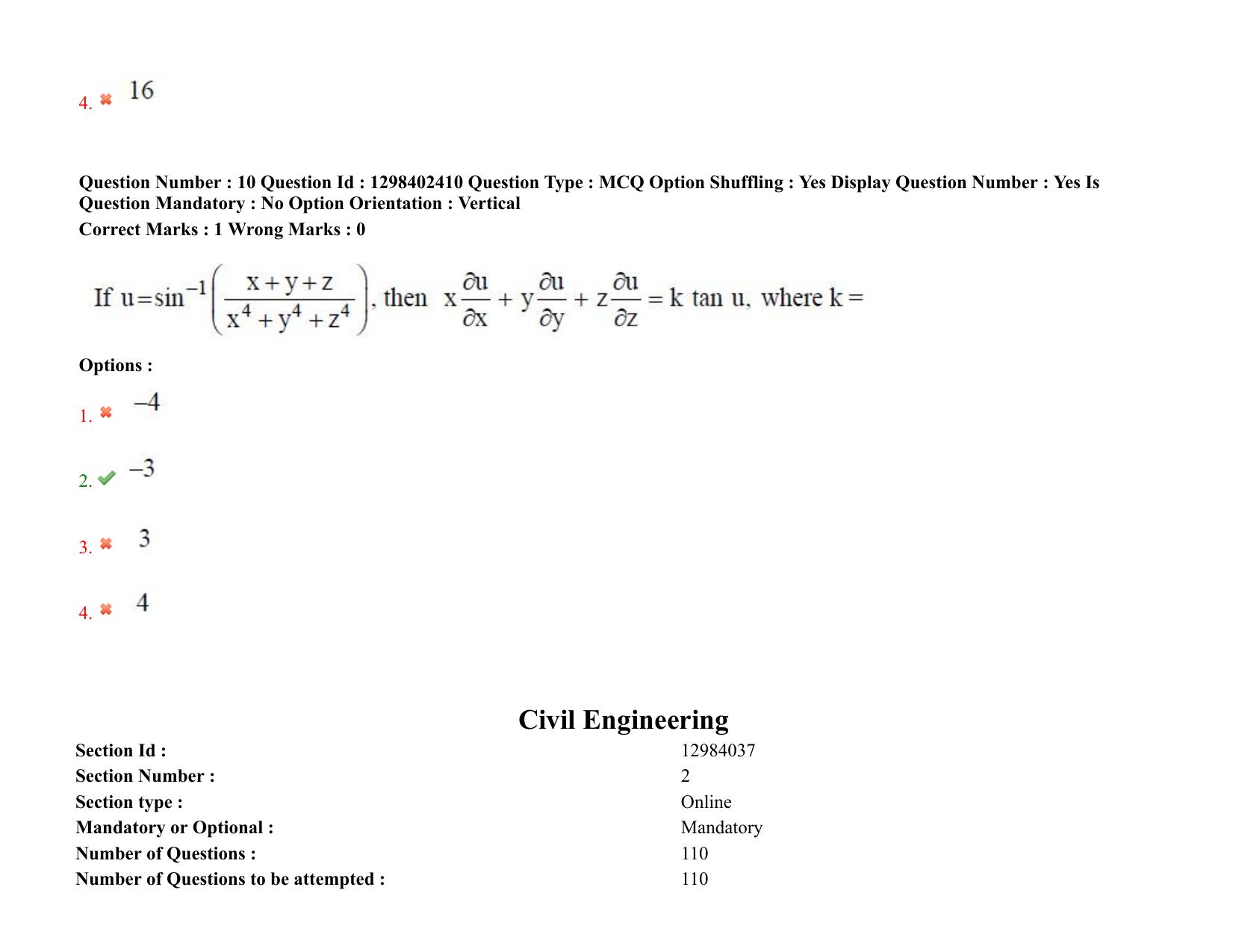 TS PGECET 2021: (CE) Civil Engineering Question Papers - Page 8